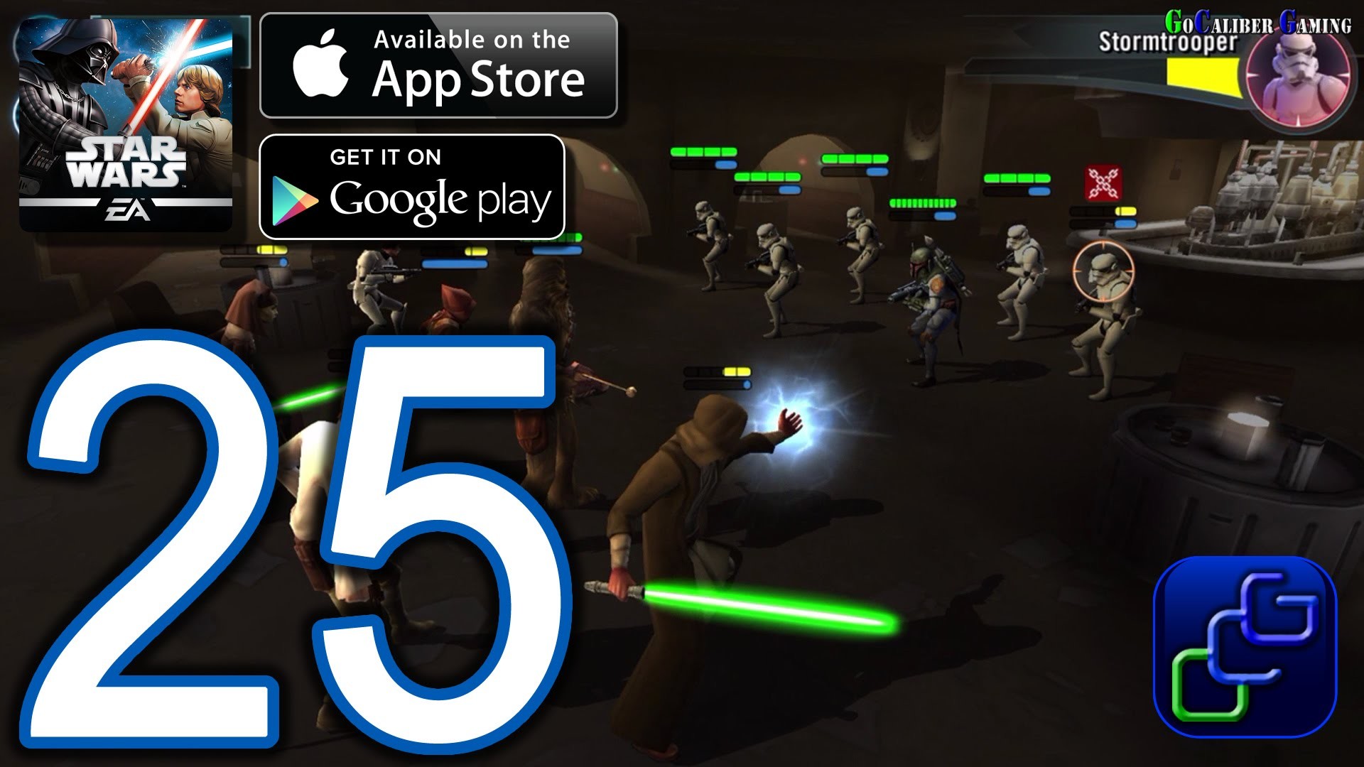 1920x1080 STAR WARS Galaxy of Heroes Android iOS Walkthrough - Part 25 - Light Side  Battle (NORMAL)