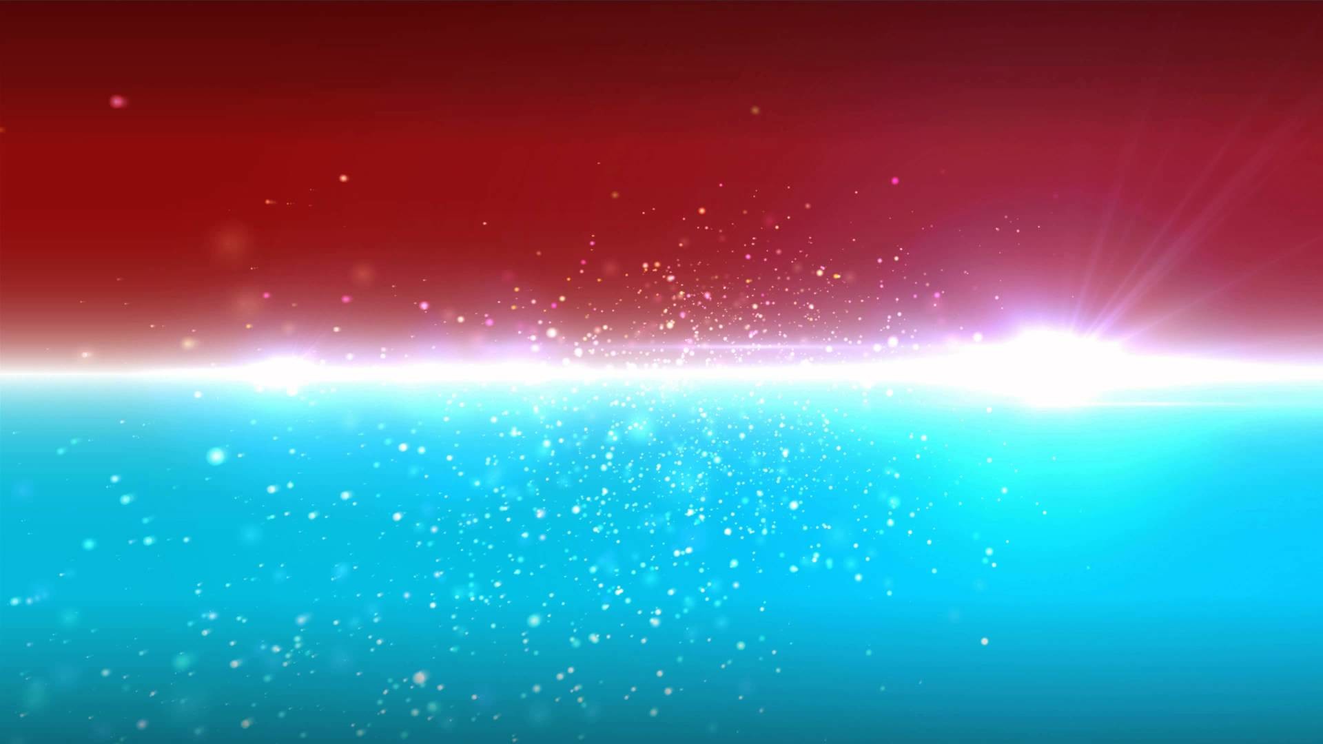 1920x1080 4K Red Cyan Split Screen Surface UHD Background Animation Video