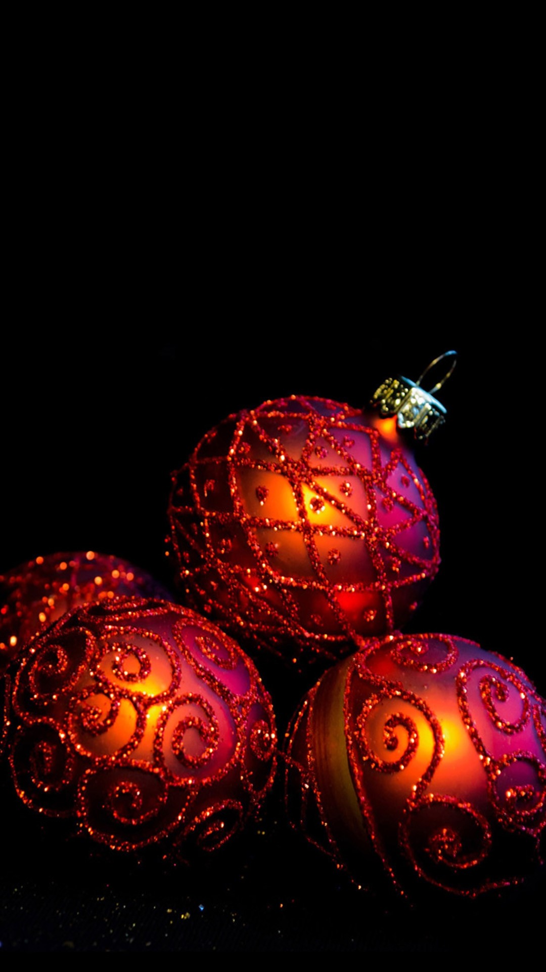1080x1920 Click here to download  pixel Christmas Balls Red Glitter Galaxy  Note HD Wallpaper