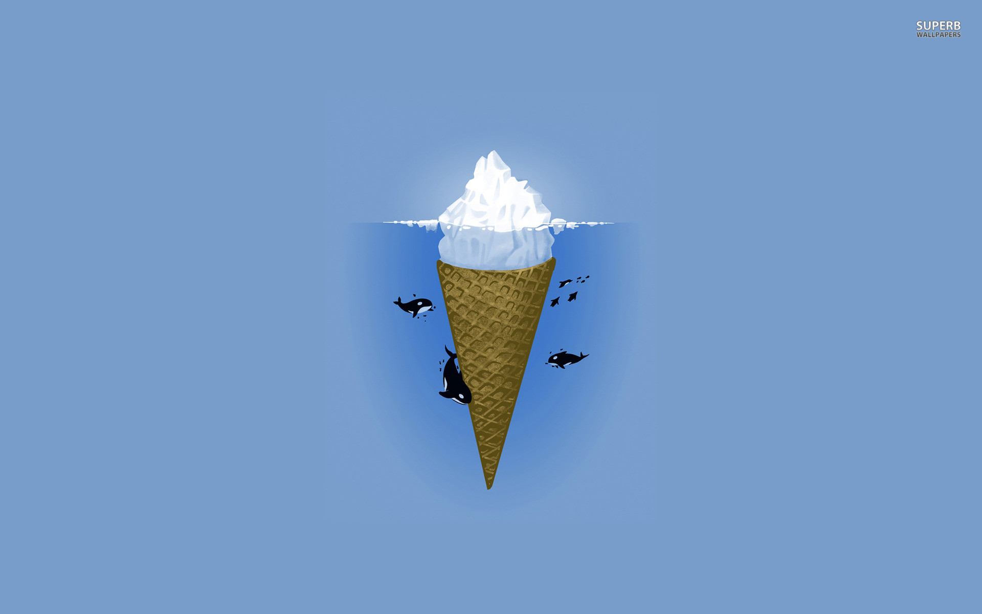 1920x1200 Ice cream iceberg wallpaper