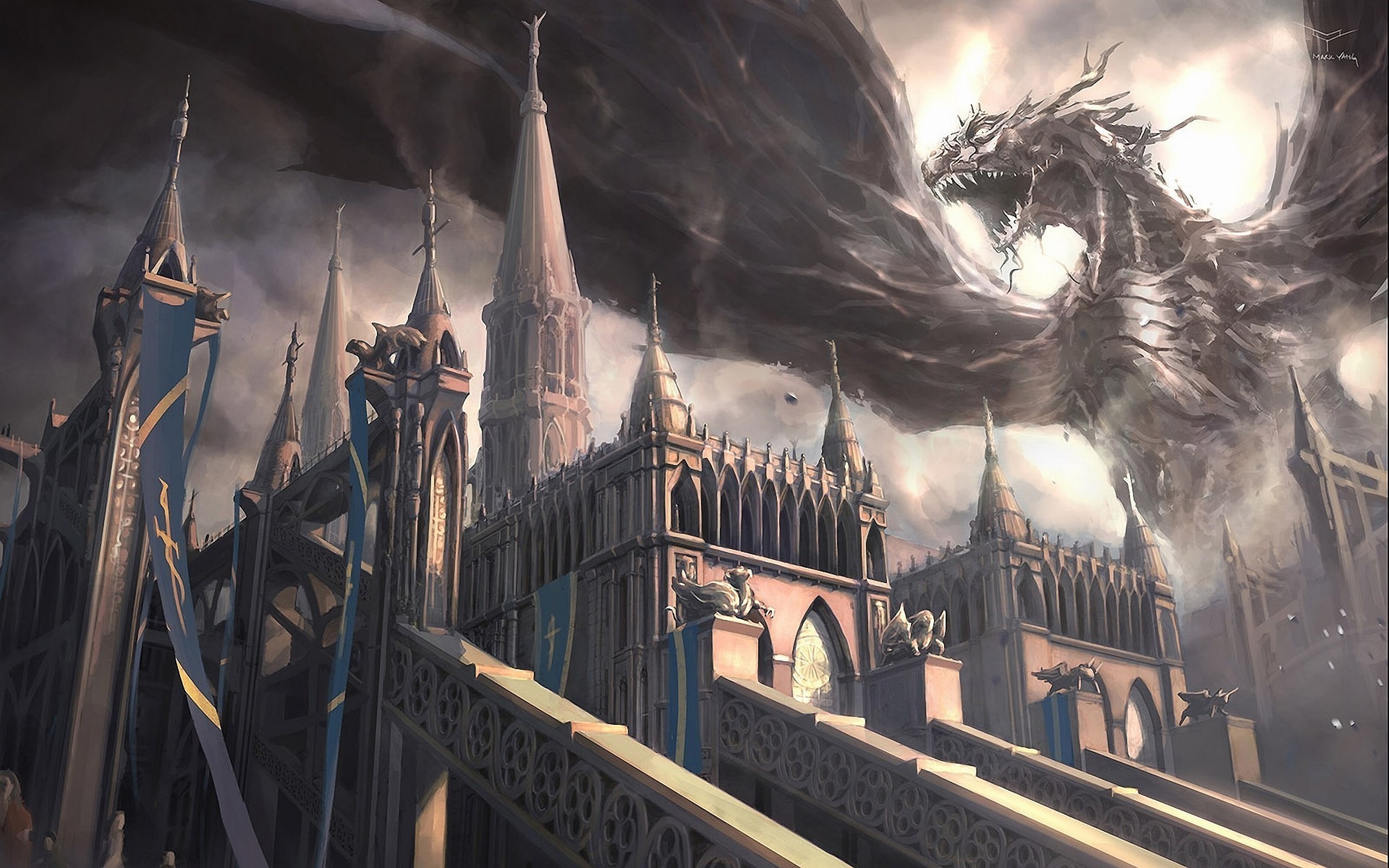 2560x1600 Fantasy - Dragon Wallpaper