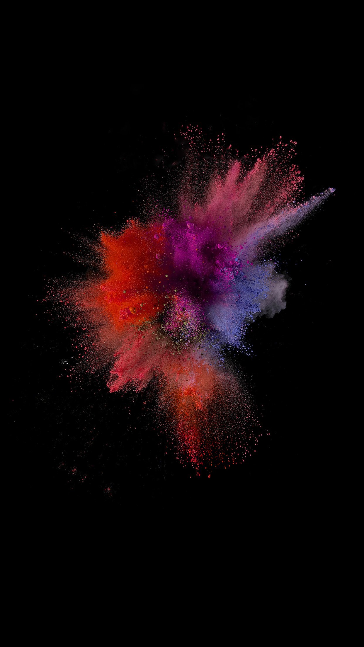 1242x2208 Related ios9 sparkle color red yellow apple crayon dark iphone 7 wallpaper