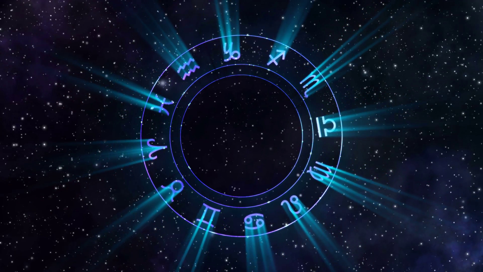 1920x1080 Animation of the zodiac wheel gyrating in the space Stock Video Footage -  Storyblocks Video