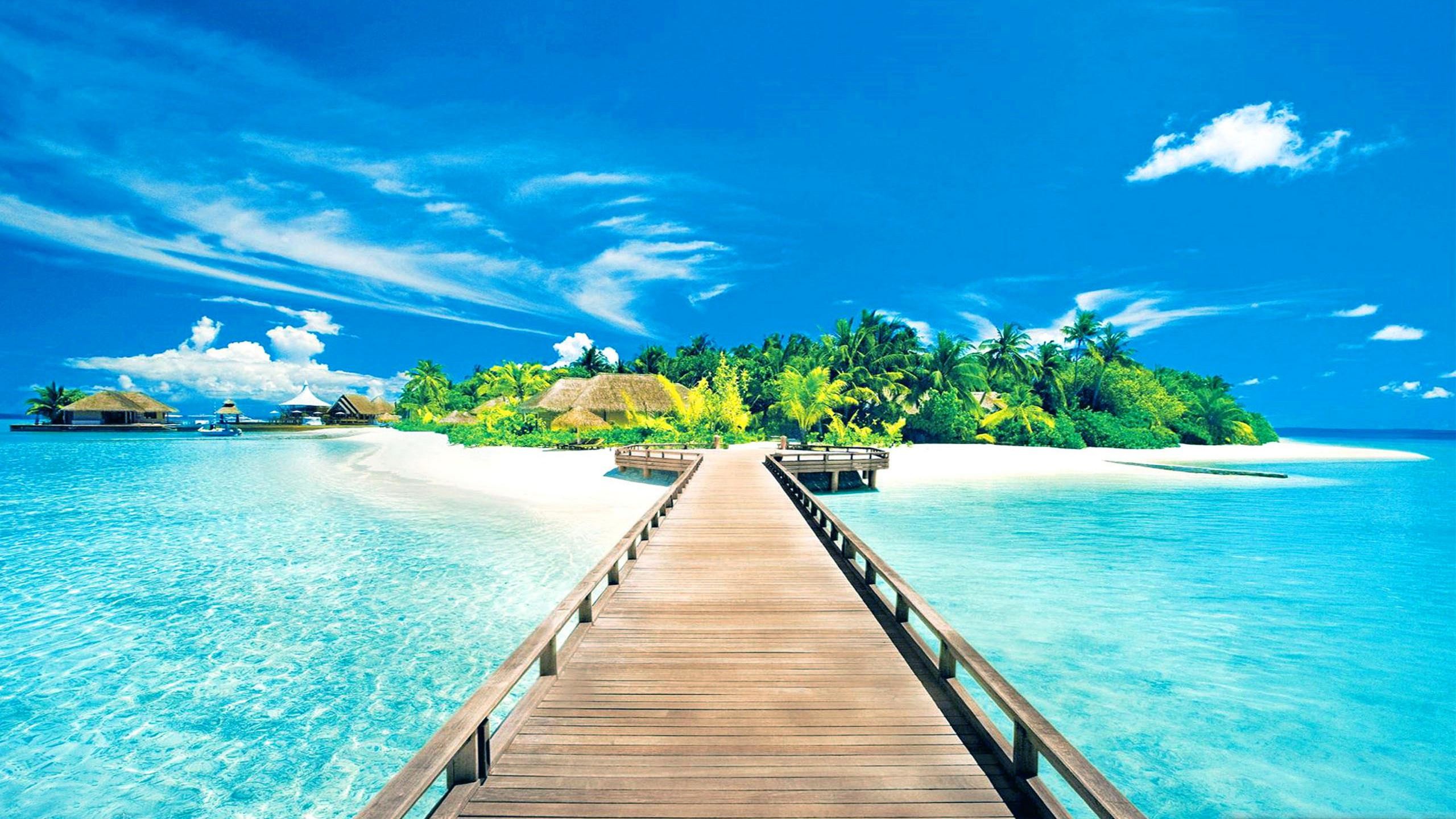 2560x1440 Beautiful Tropical Islands Desktop Wallpaper - WallpaperSafari Tropical Island  Wallpaper - http://whatstrendingonline.com .