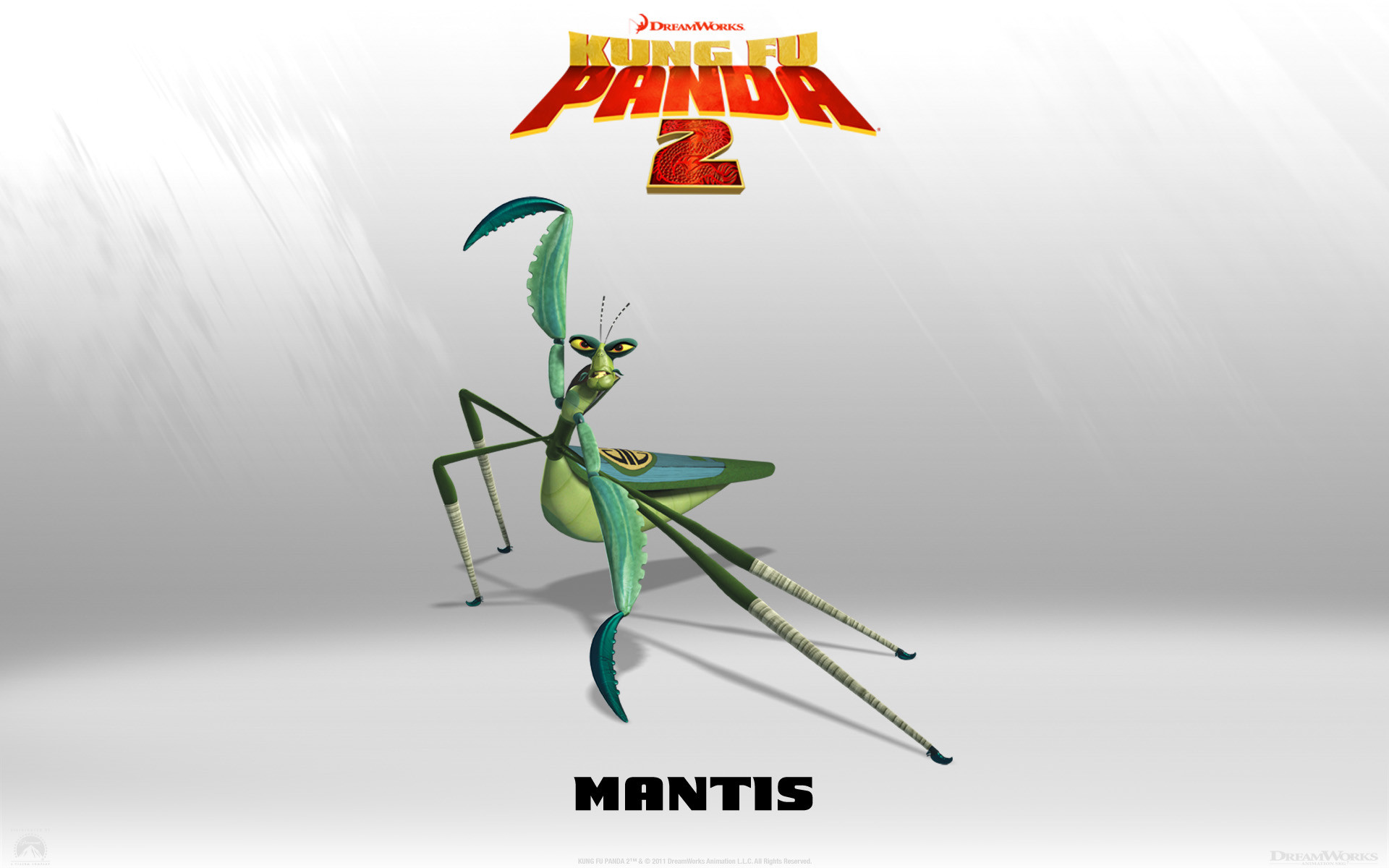 1920x1200 Mantis from Kung Fu Panda 2 Dreamworks CG animated movie wallpaper