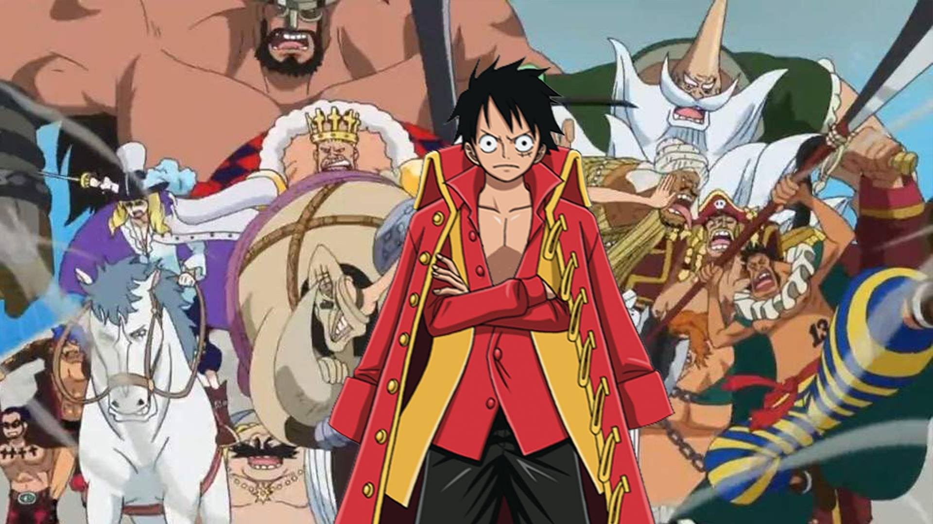 1920x1080 One Piece 800 Manga Chapter ã¯ã³ãã¼ã¹ Review -- Luffy's Fleet Army Vs Fujitora  Finale