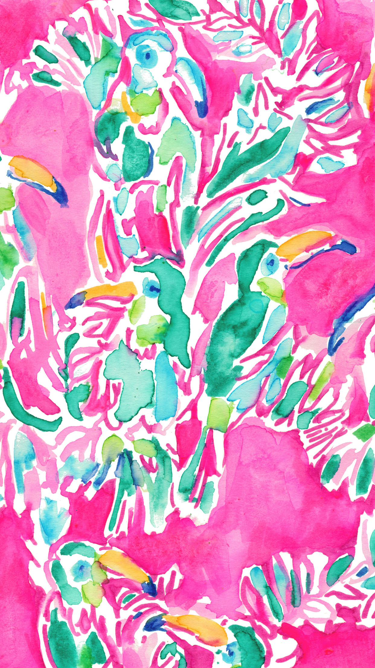 1242x2208 Toucan Can Wallpaper Lilly Pulitzer