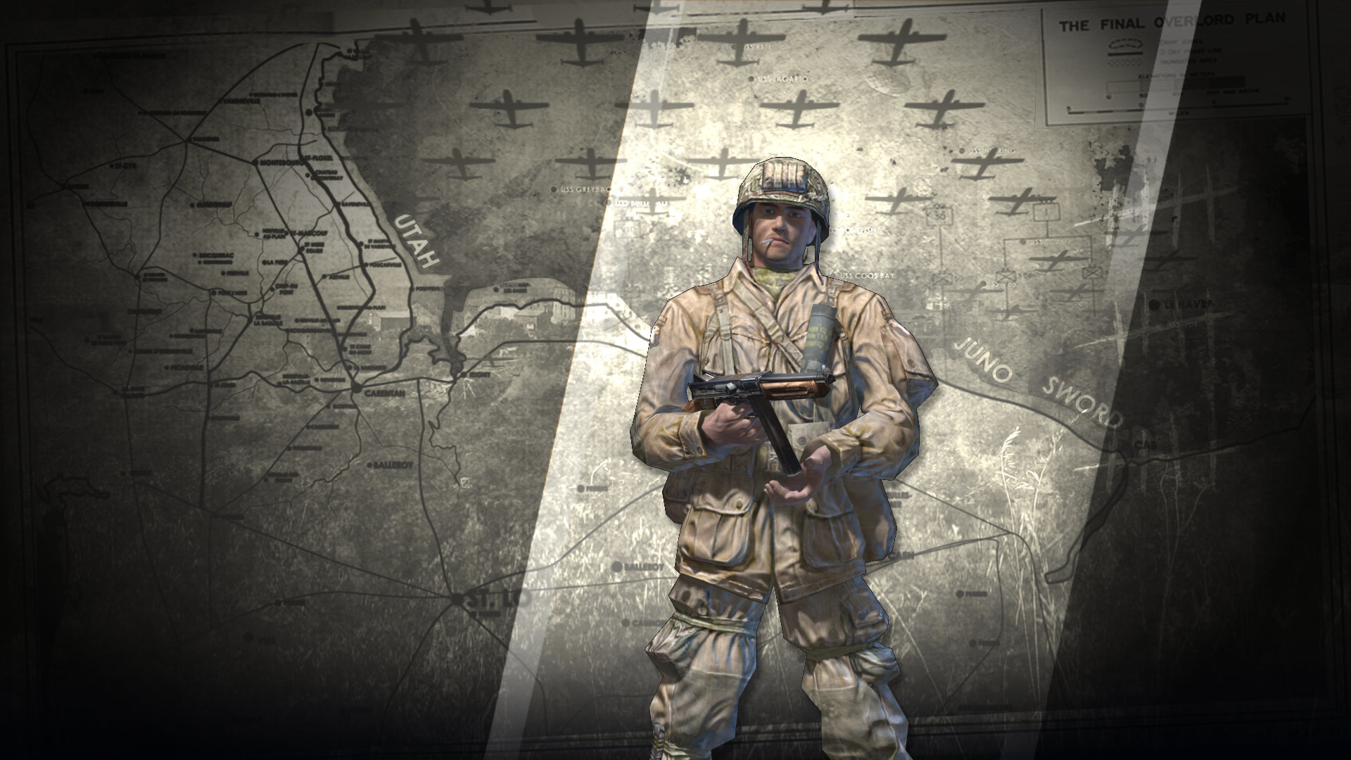 1920x1080 Airborne Infantry. Wallpaper from Company of Heroes