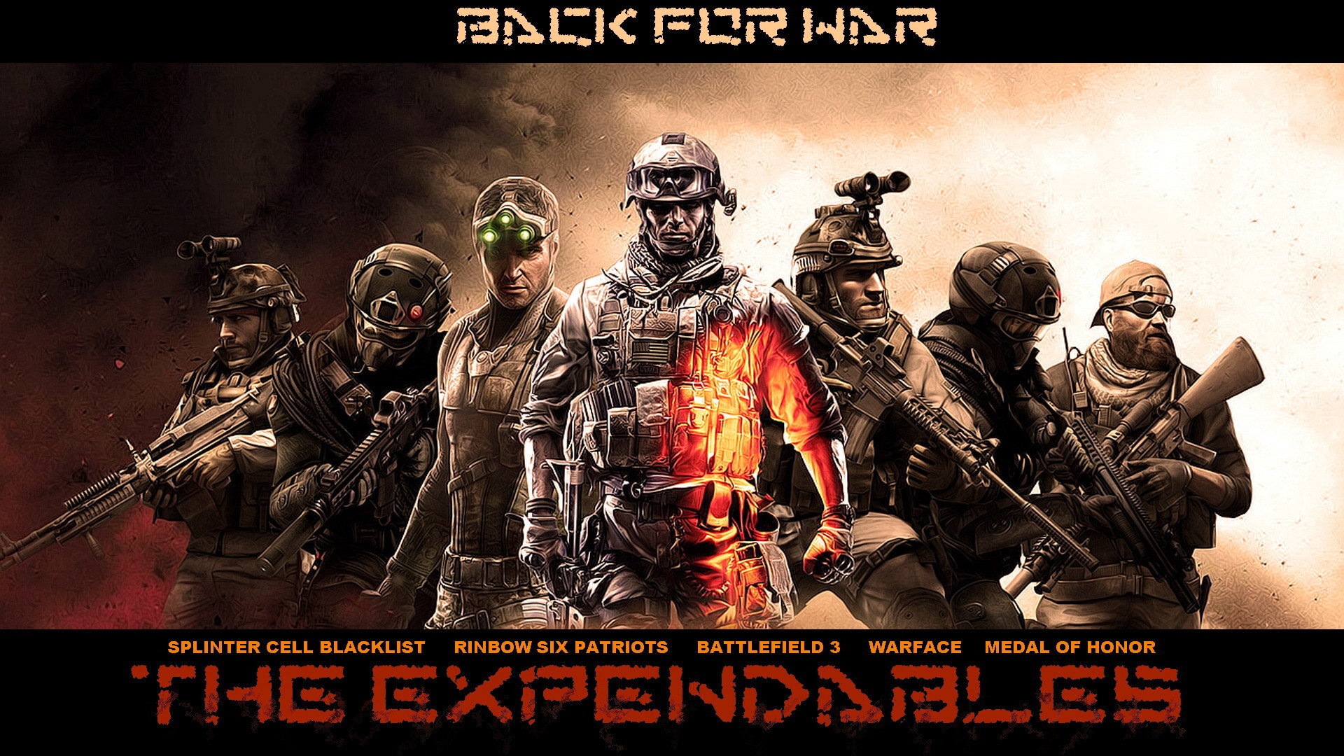 1920x1080 Download 'awesome hd expendables video game' HD wallpaper