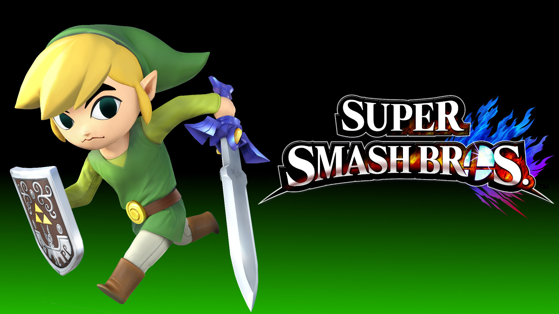 1920x1080  4 Wallpaper - Toon Link by TheWolfGalaxy