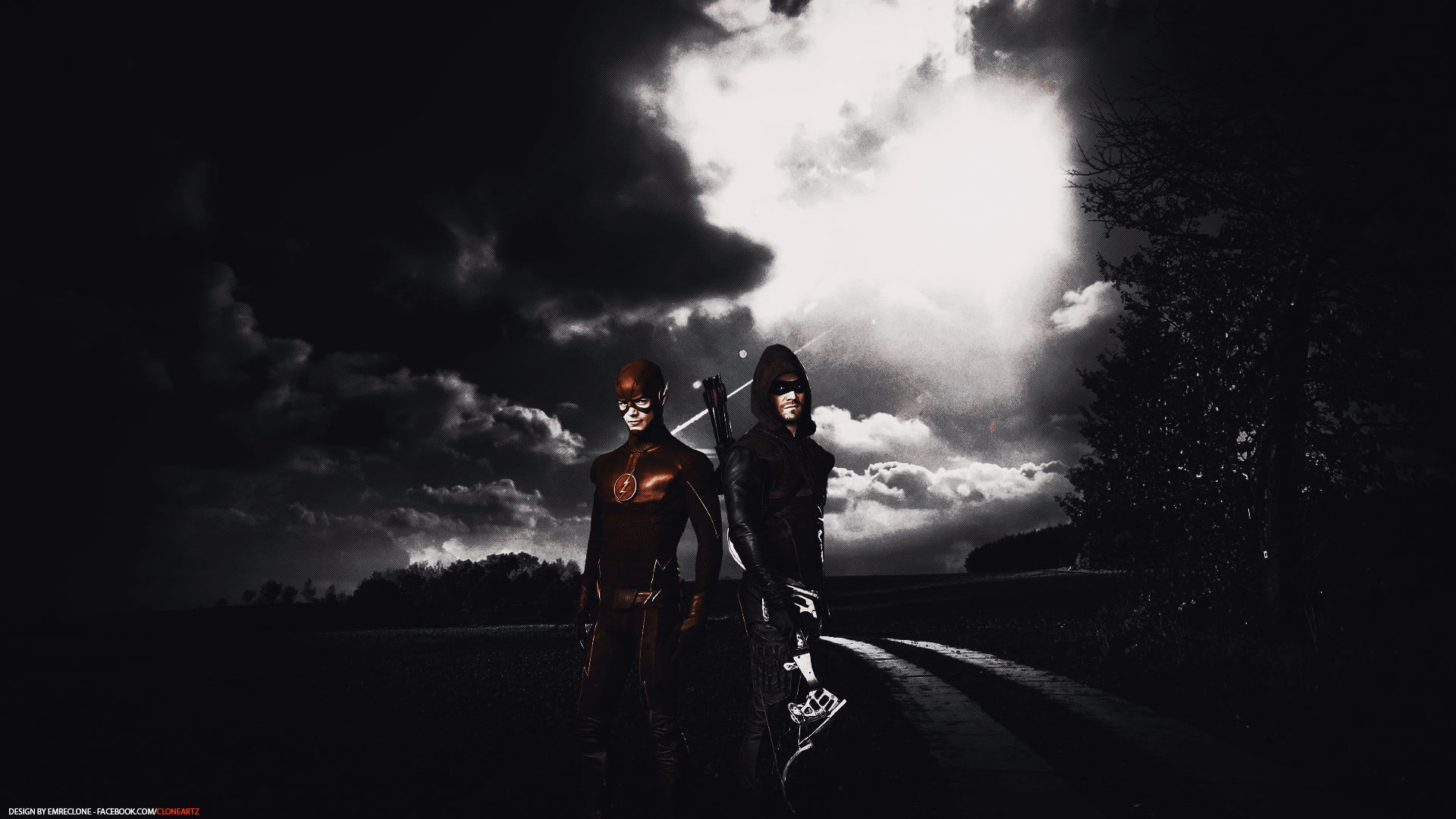 1920x1080 Flash and Green Arrow, Arrow (TV series), Flash HD wallpaper
