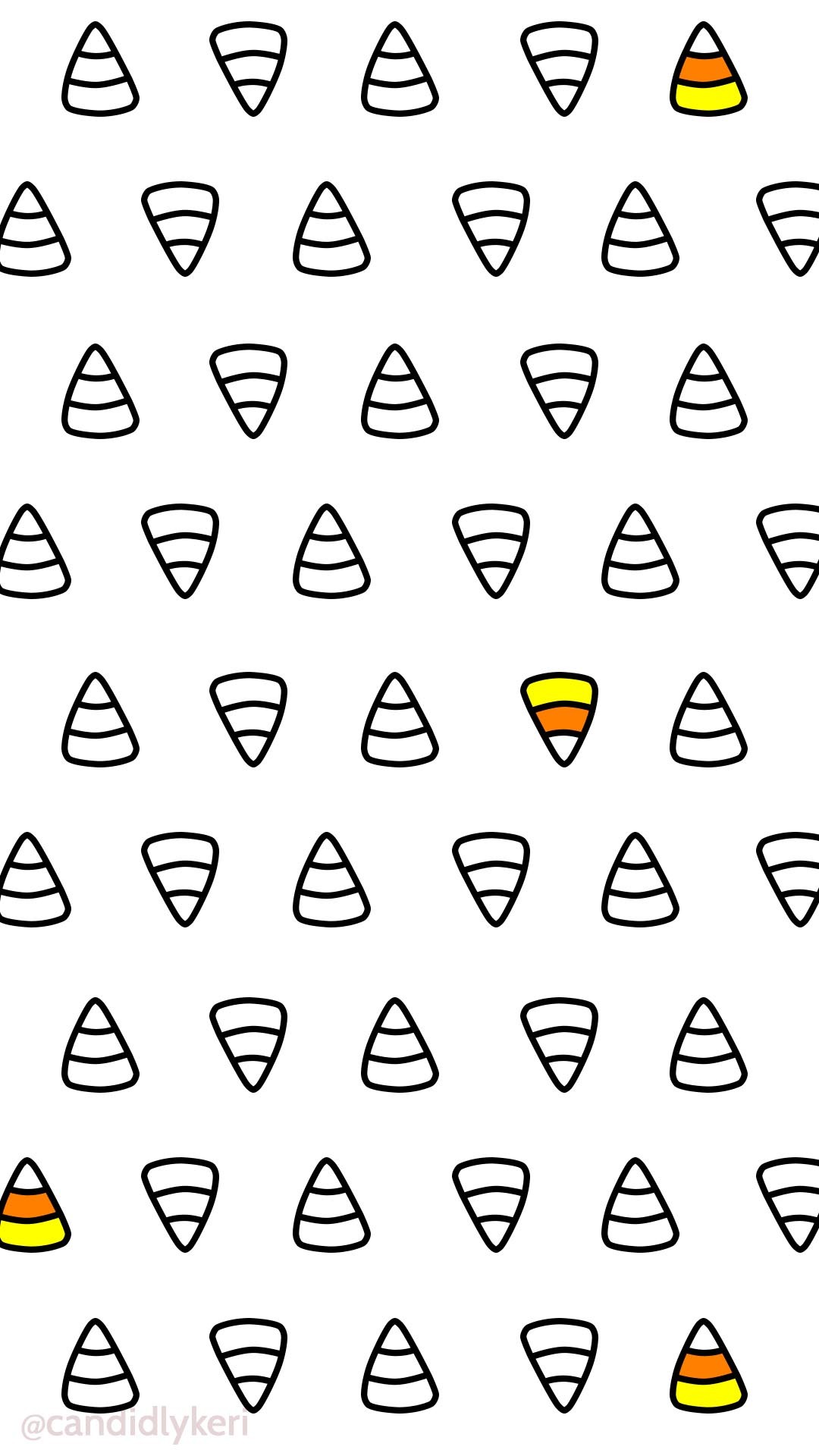 1080x1920 Cute Halloween Candy Corn October 2016 wallpaper you can download for free  on the blog!