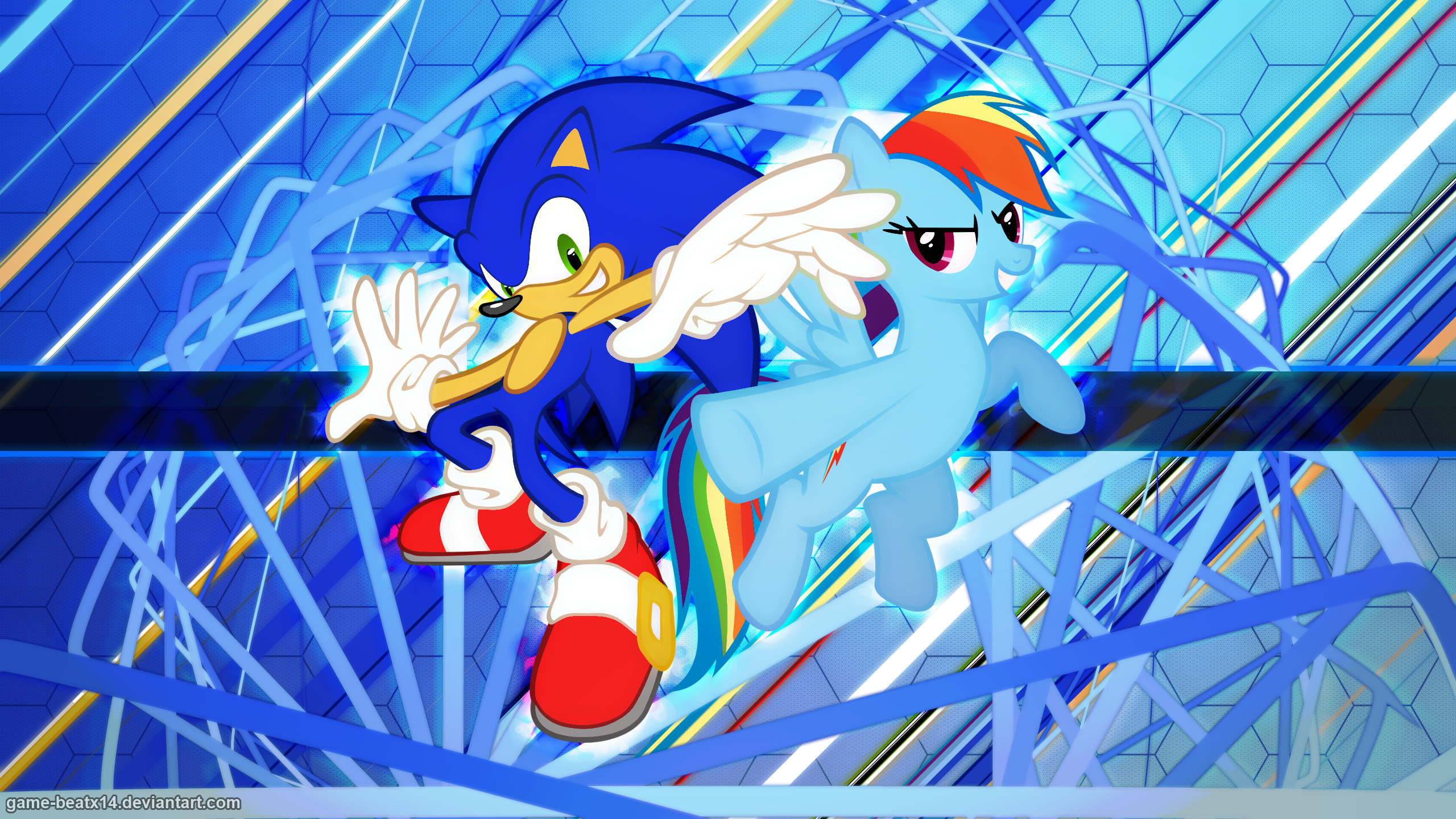 2560x1440 Supersonic Rainboom by Game-BeatX14 Supersonic Rainboom by Game-BeatX14