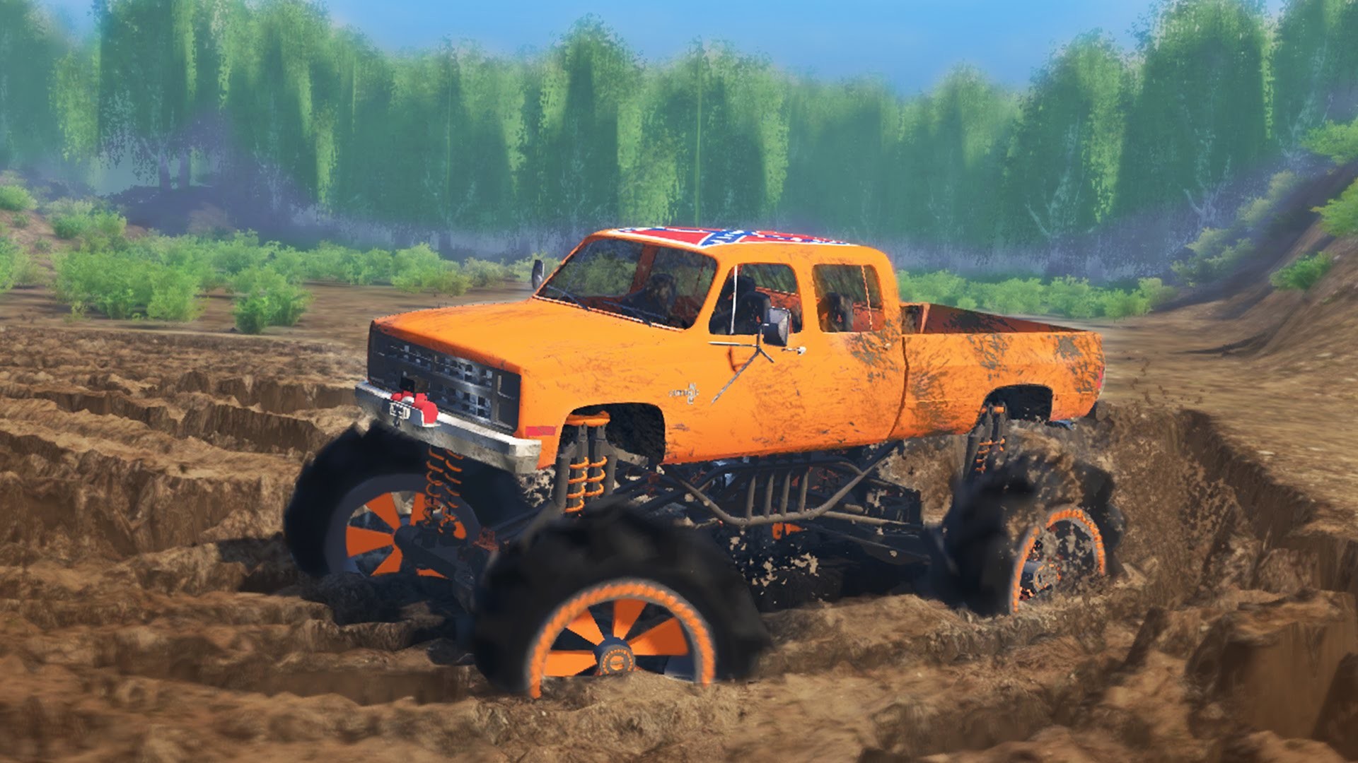 1920x1080 Chevy Mud Truck 4x4 Off-Roading, Mudding, & Hill Climbing! (SpinTires) -  YouTube