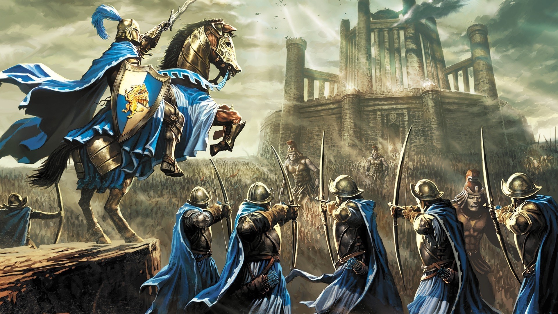1920x1080 artwork, Fantasy Art, Heroes Of Might And Magic, Heroes Of Might And Magic  III, Video Games, Horse, War, Archer, Archers, Knight, Knights Wallpapers  HD ...