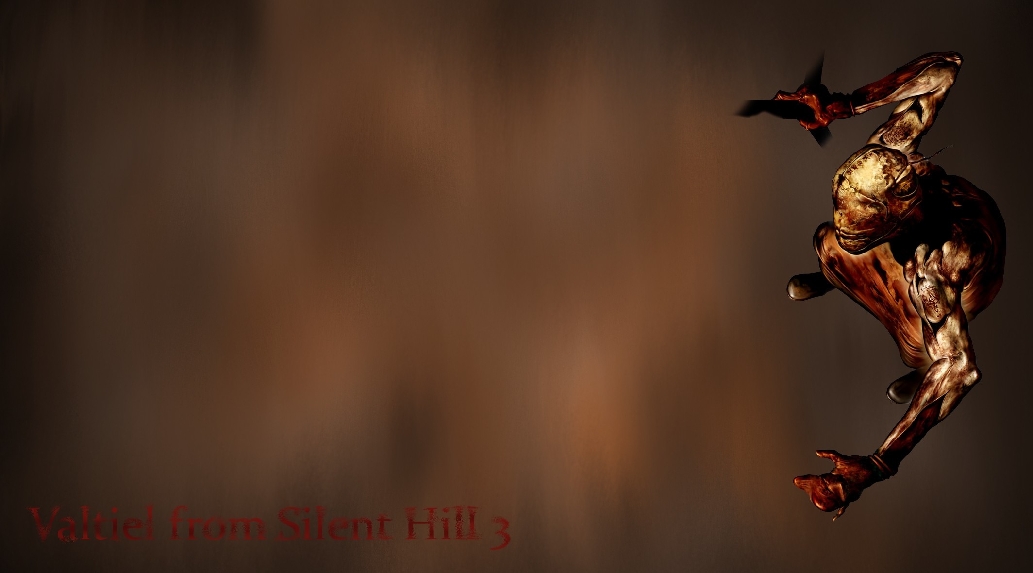 2128x1180 ... Valtiel from Silent Hill 3 with Background by schloemixi
