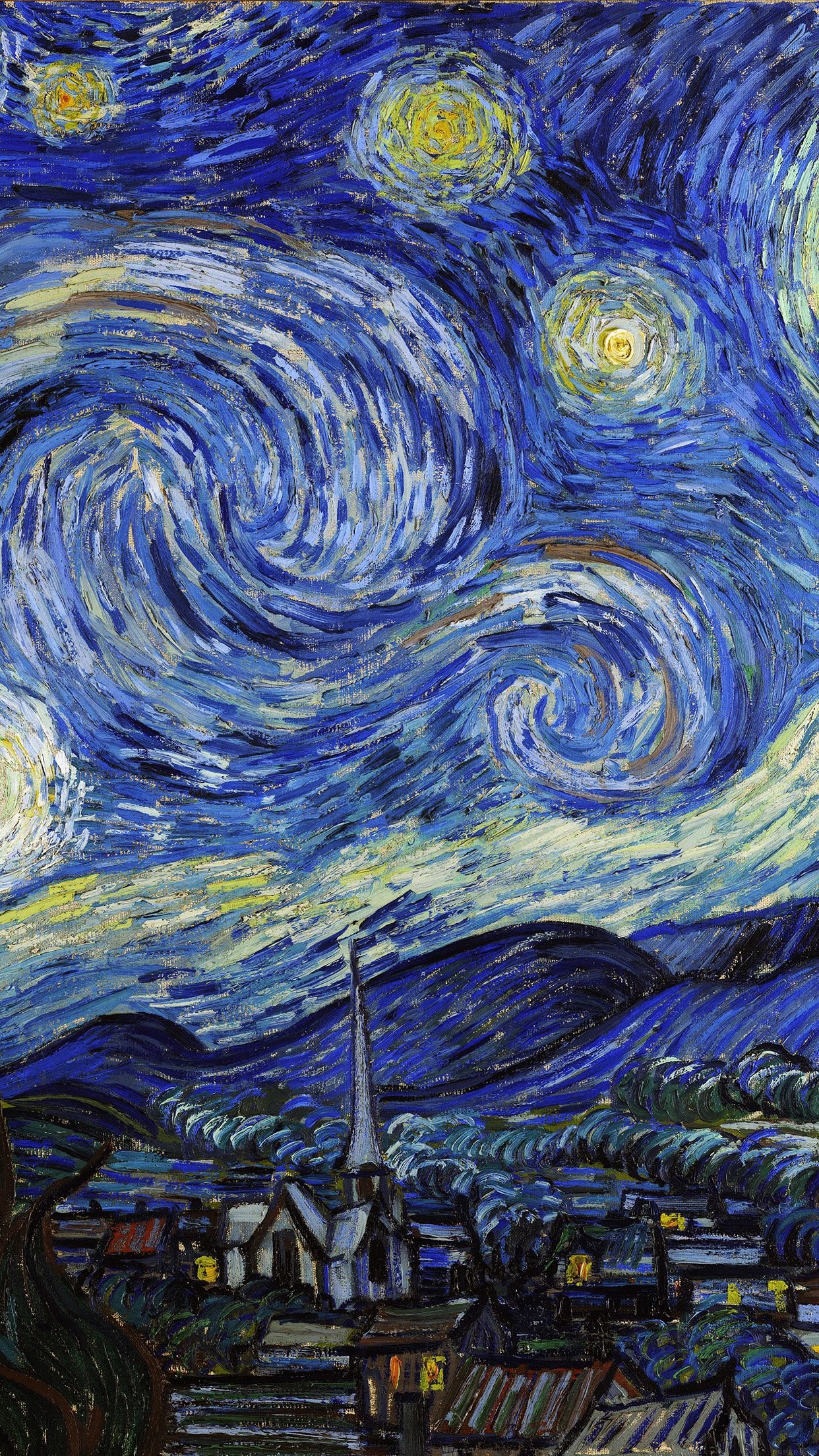 Van Gogh Starry Night Wallpaper