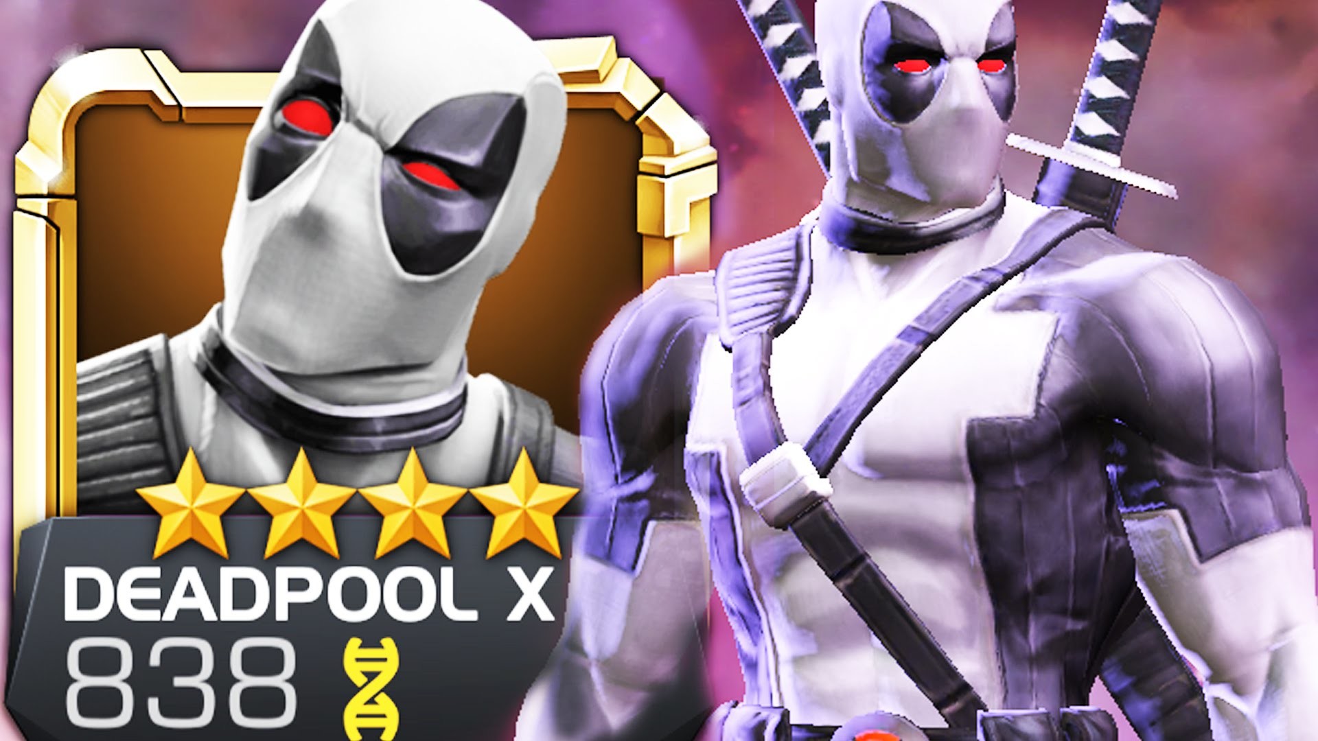 1920x1080 MARVEL: Contest of Champions - 4-Star DEADPOOL X FORCE Level Up #1 - YouTube