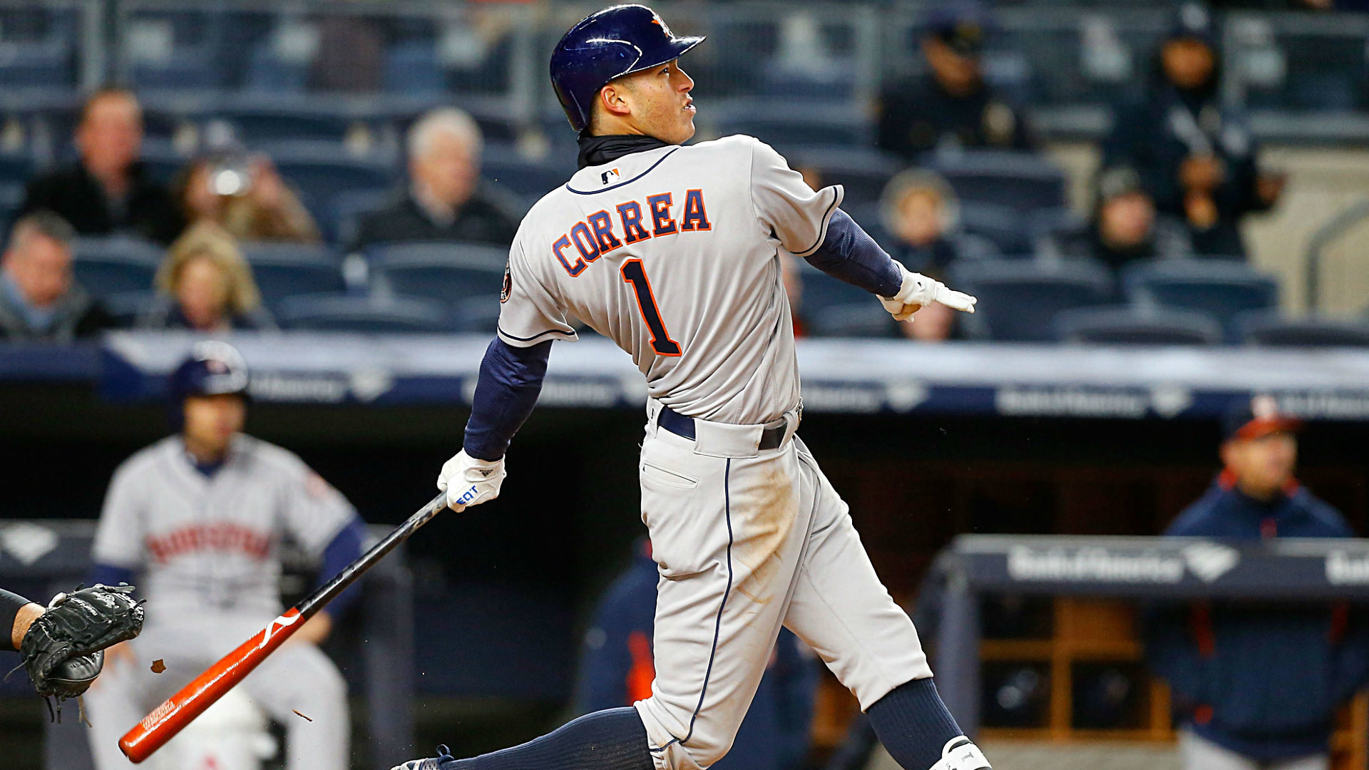1920x1080 Carlos Correa crushes 462-foot home run at Yankee Stadium | MLB | Sporting  News
