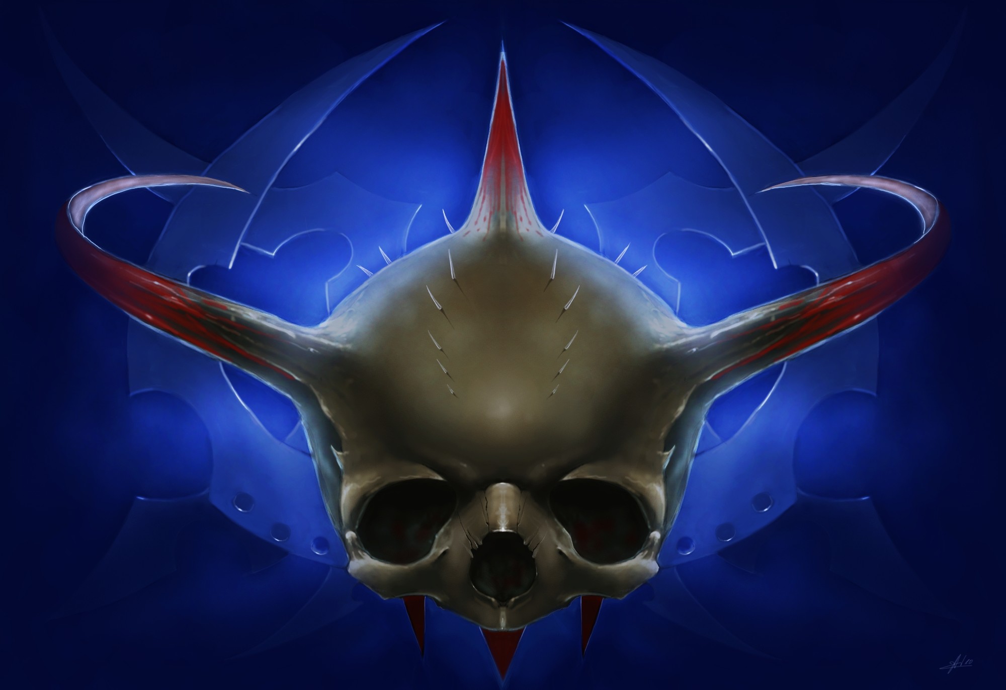 Blue Skull Wallpaper (59+ images)