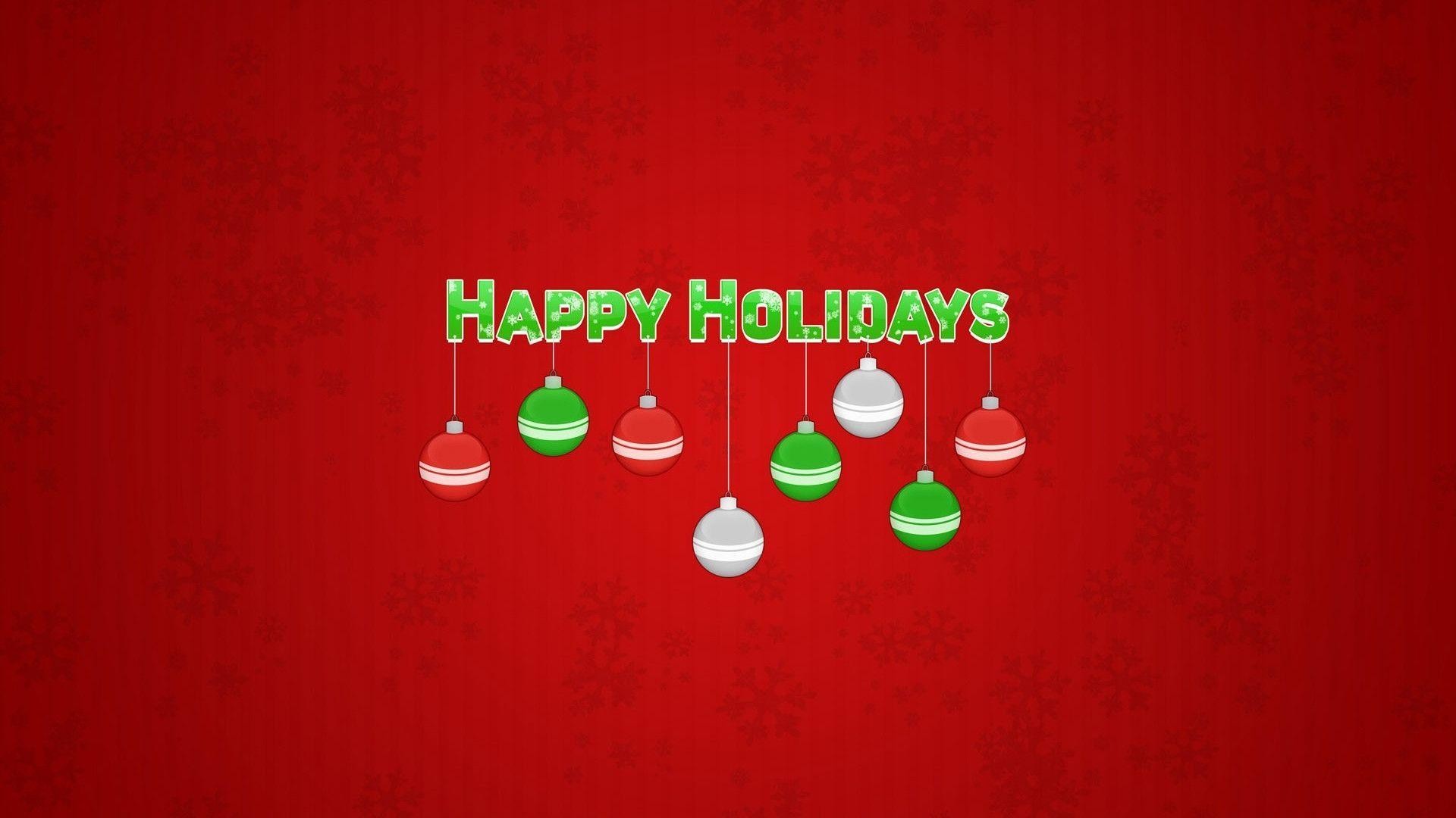 1920x1080 Happy Holidays Background Wallpaper