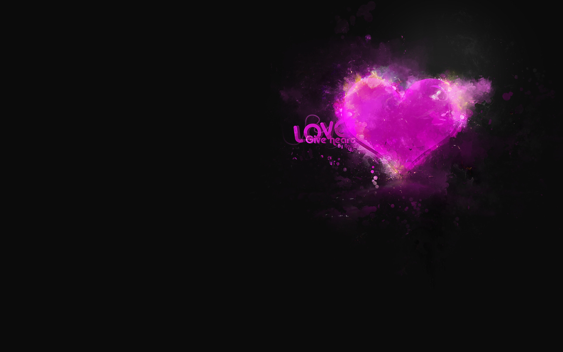 1920x1200 purple heart x 1600 px] - Love/Hearts - Pictures and wallpapers