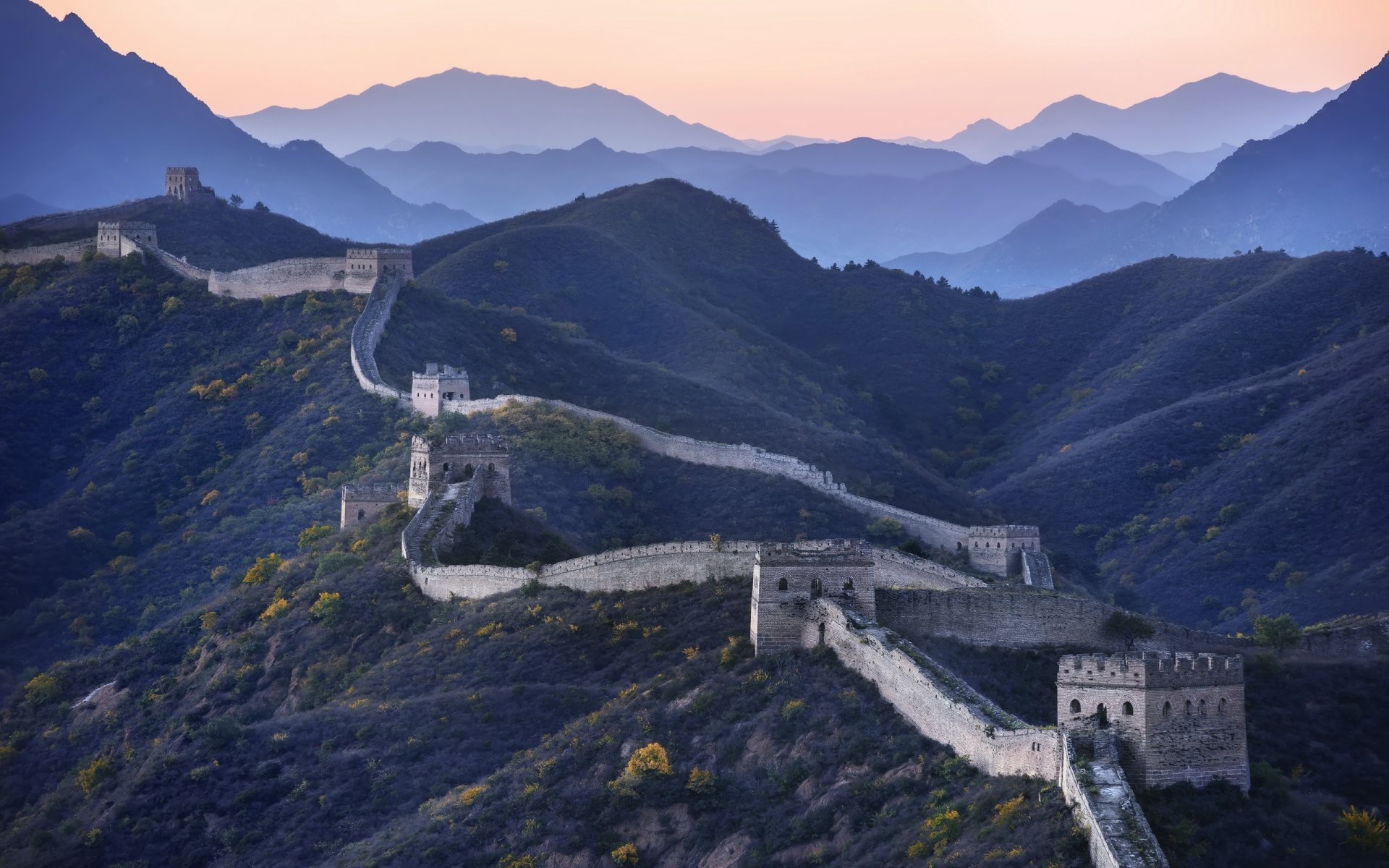 1920x1200 great wall china landscape