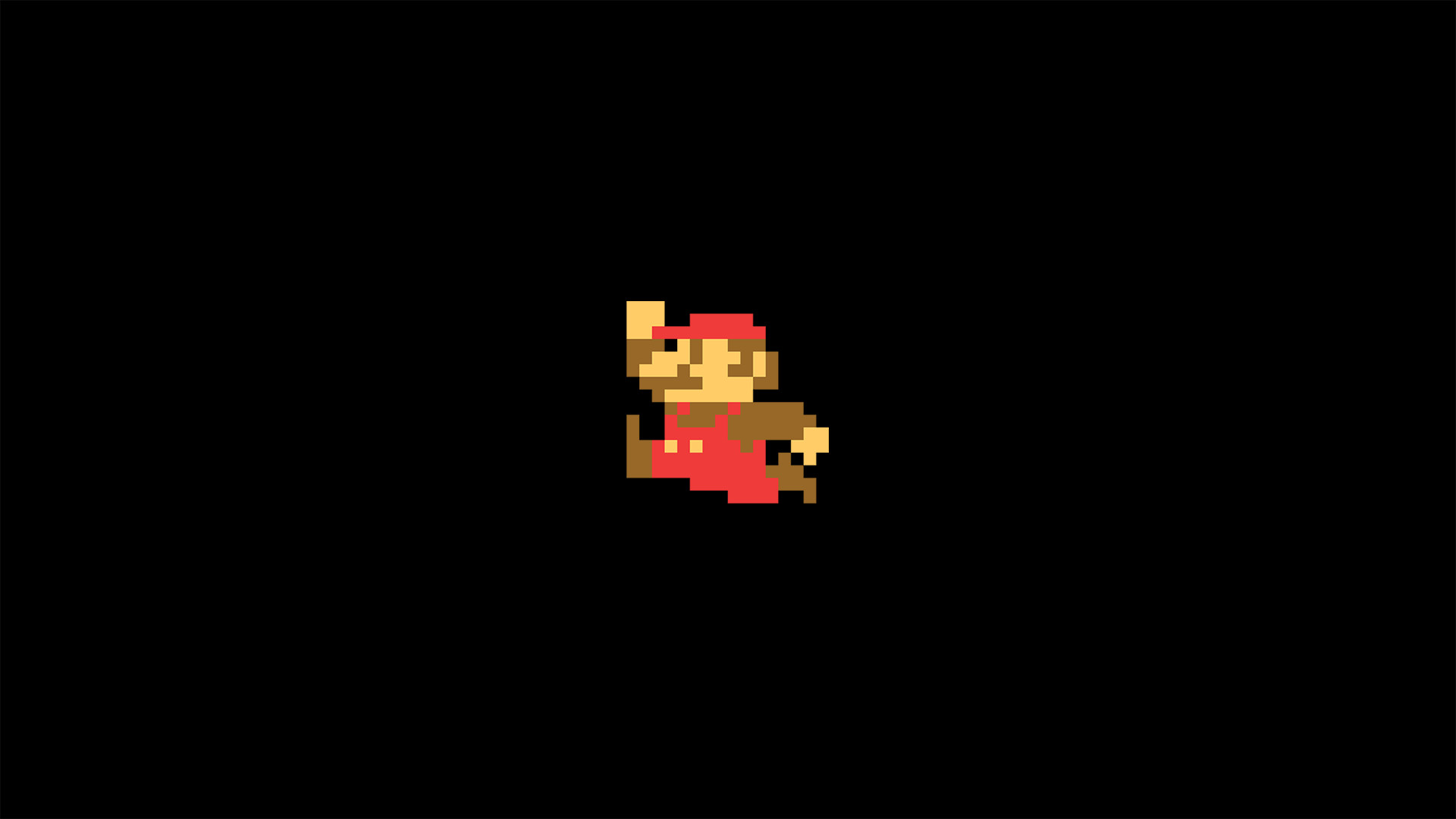 1920x1080 8 bit, Super Mario, Minimalism, Video Games, Pixels