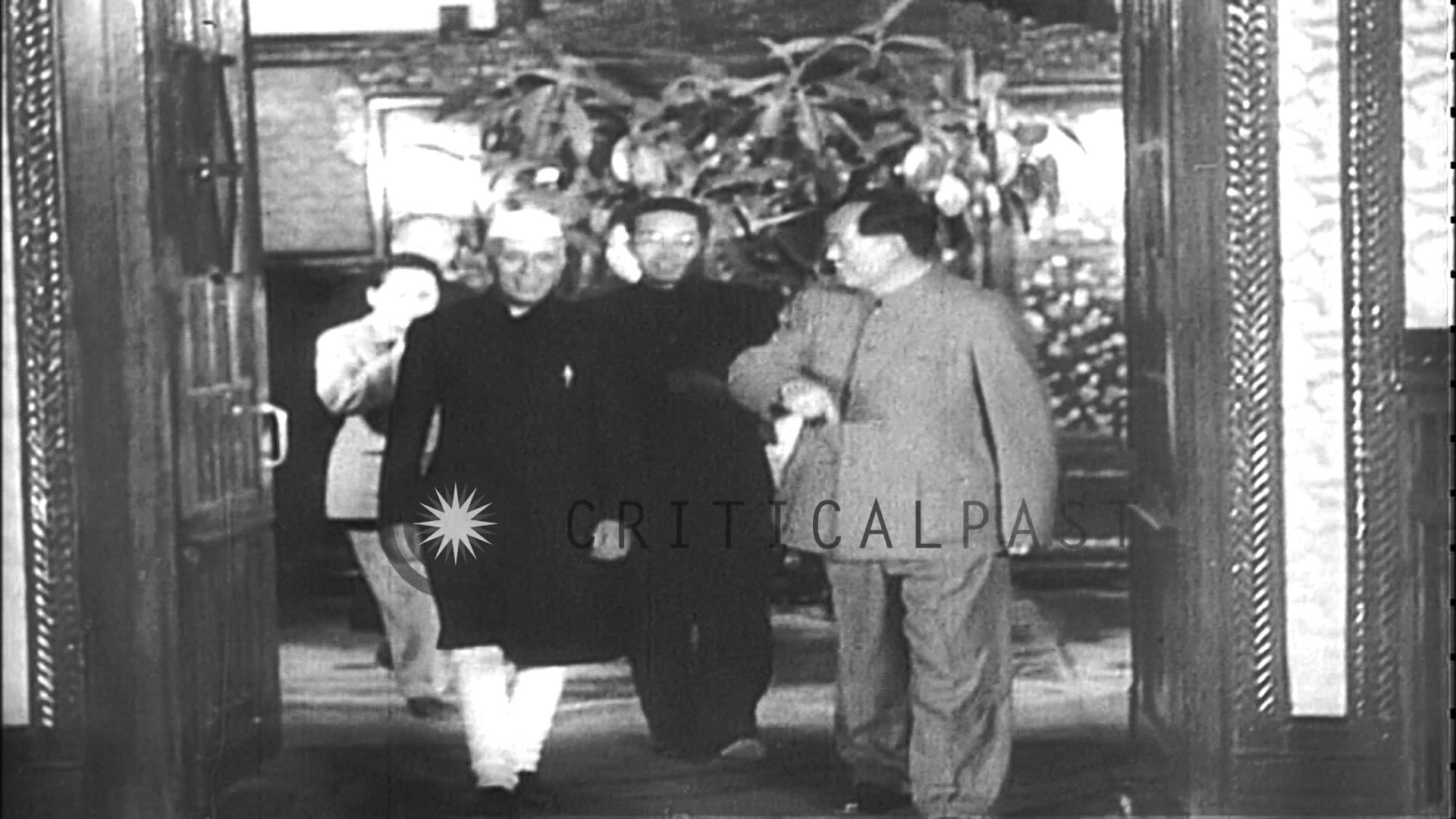 1920x1080 Indian Prime Minister Jawaharlal Nehru and Chinese leaders Mao Tse-tung and  Chou ...HD Stock Footage - YouTube