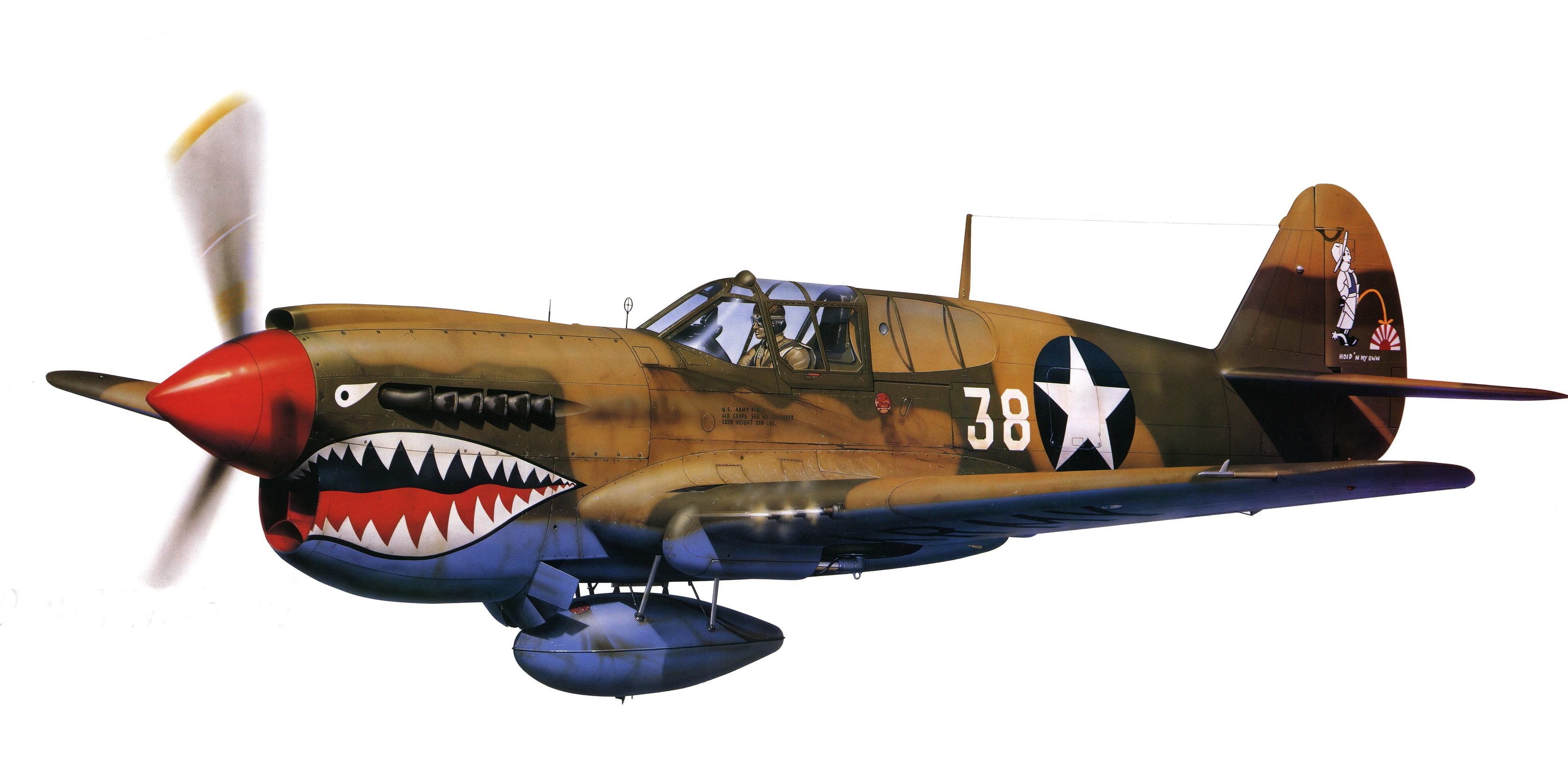 3340x1670 Warhawk military war art painting airplane aircraft weapon fighter d  wallpaper
