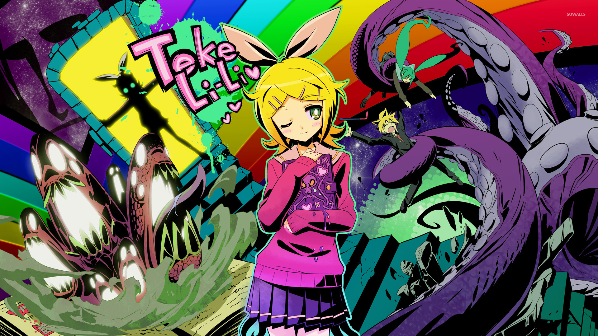 1920x1080 Kagamine Rin from Vocaloid wallpaper