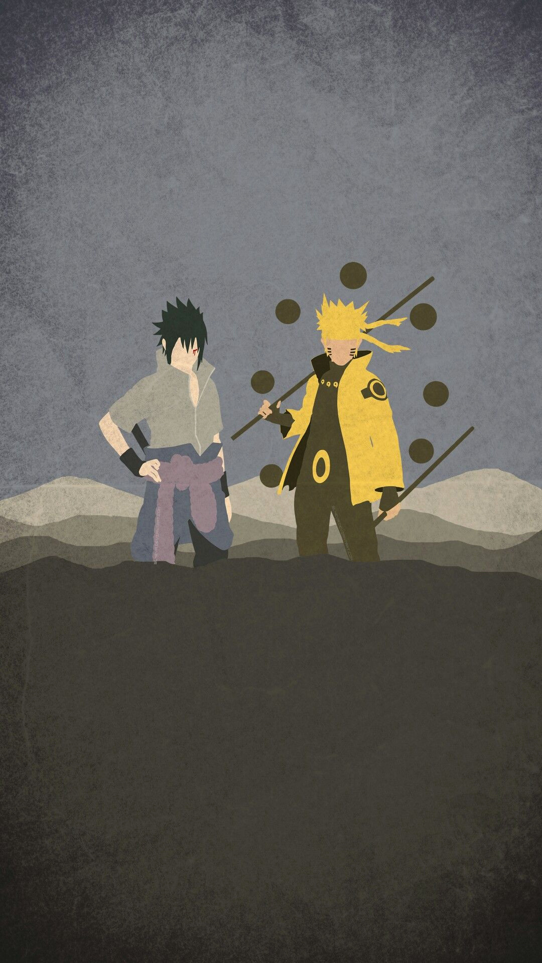 1080x1920 Some of my favorite minimalist Naruto wallpapers