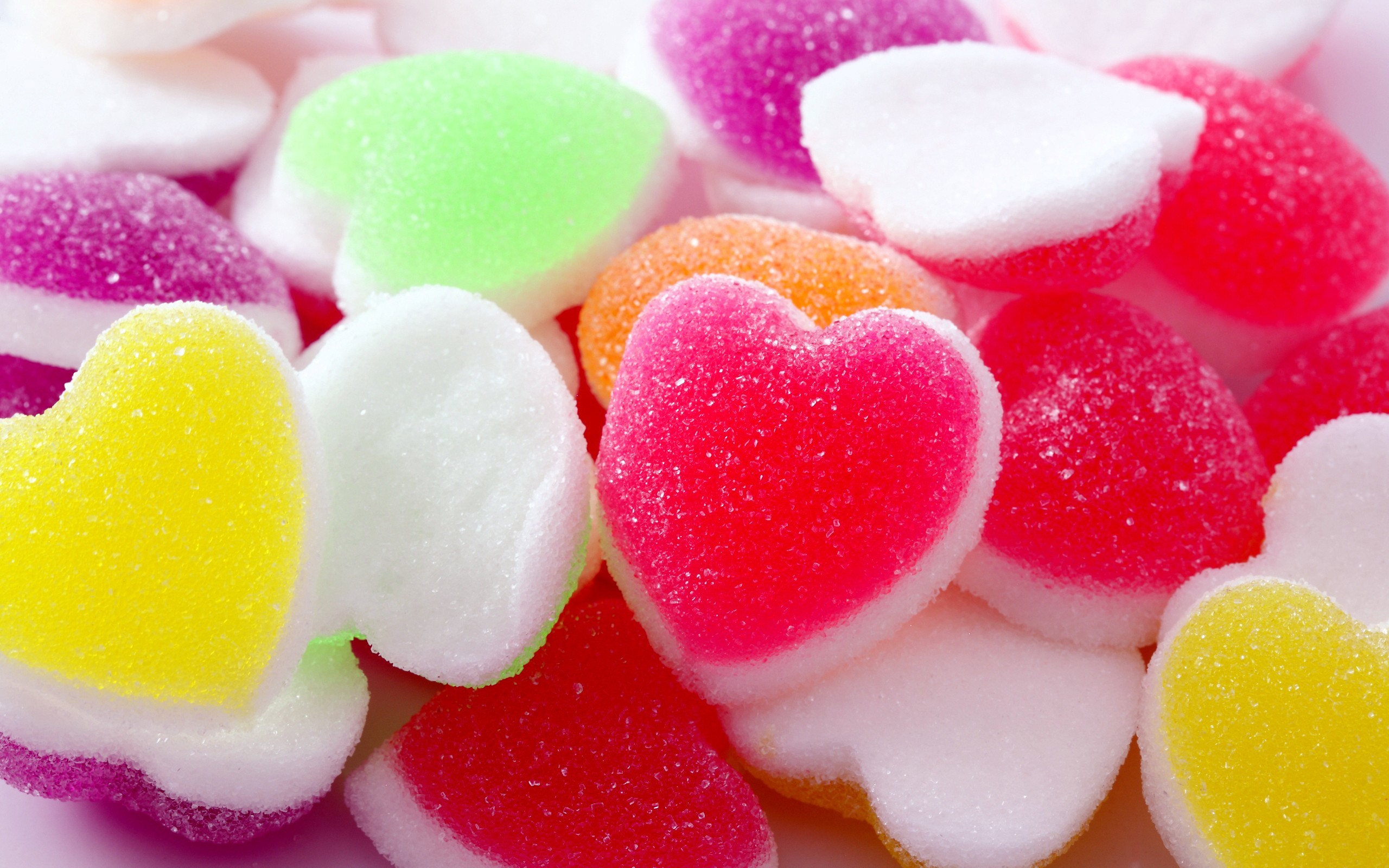 2560x1600 ...  Colourful Cute Love Sweet Candy Wallpaper