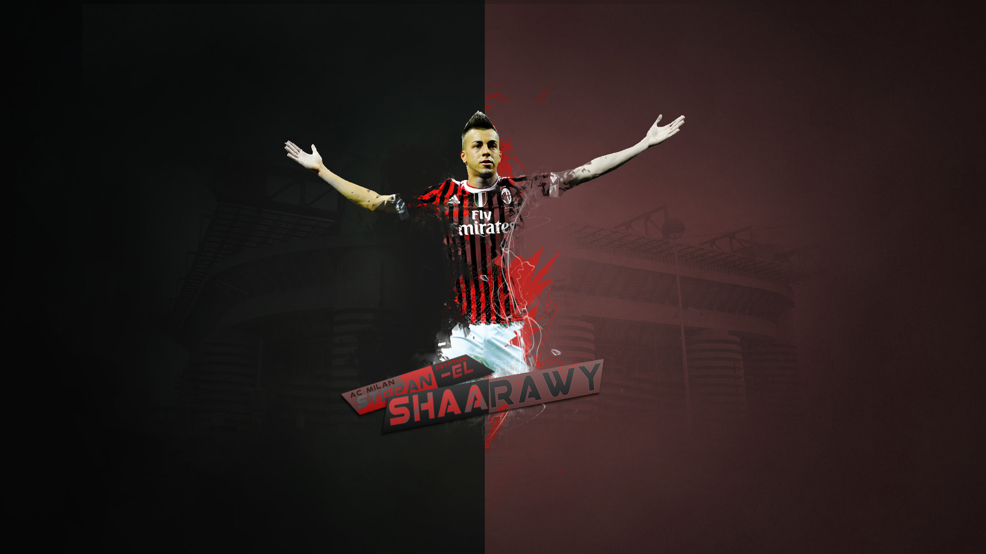 1920x1080 wallpaper.wiki-Ac-Milan-Stephan-El-Shaarawy-Football-