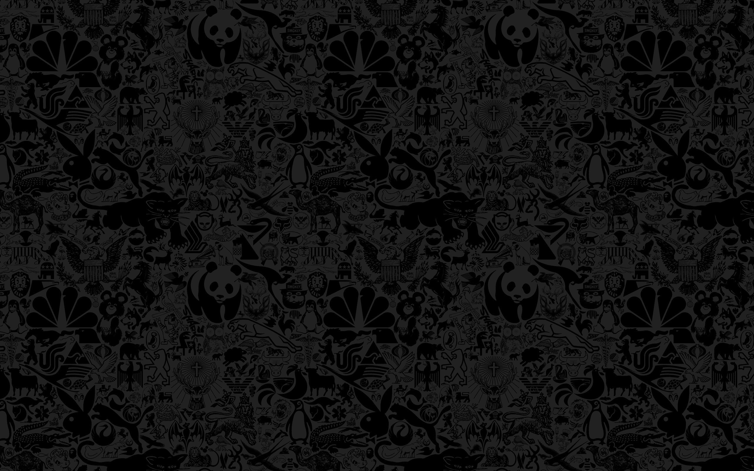 2560x1600 Black Widescreen Wallpaper