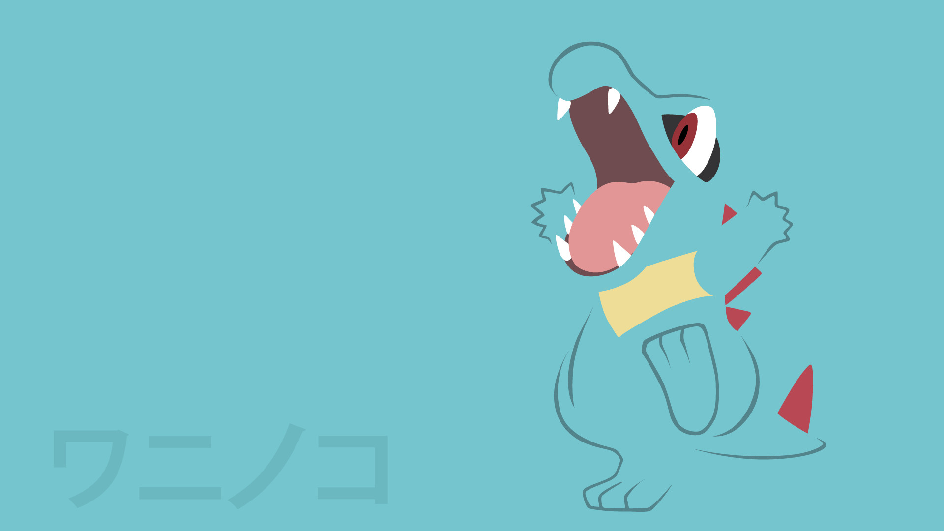 1920x1080 Totodile by DannyMyBrother Totodile by DannyMyBrother
