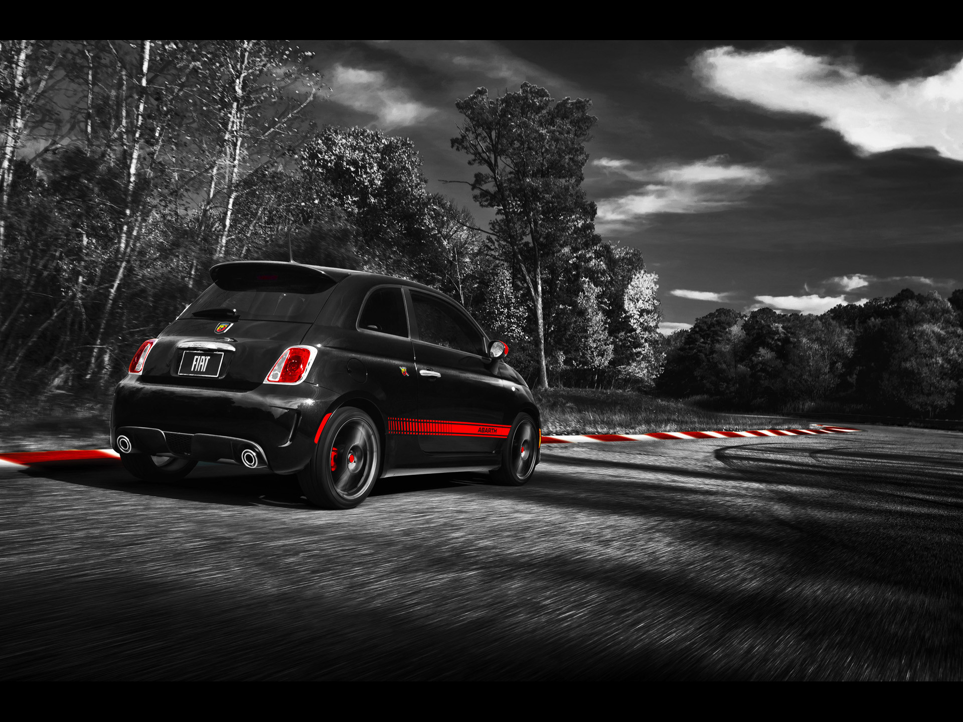 1920x1440 Fiat 500 Abarth Track wallpapers and stock photos