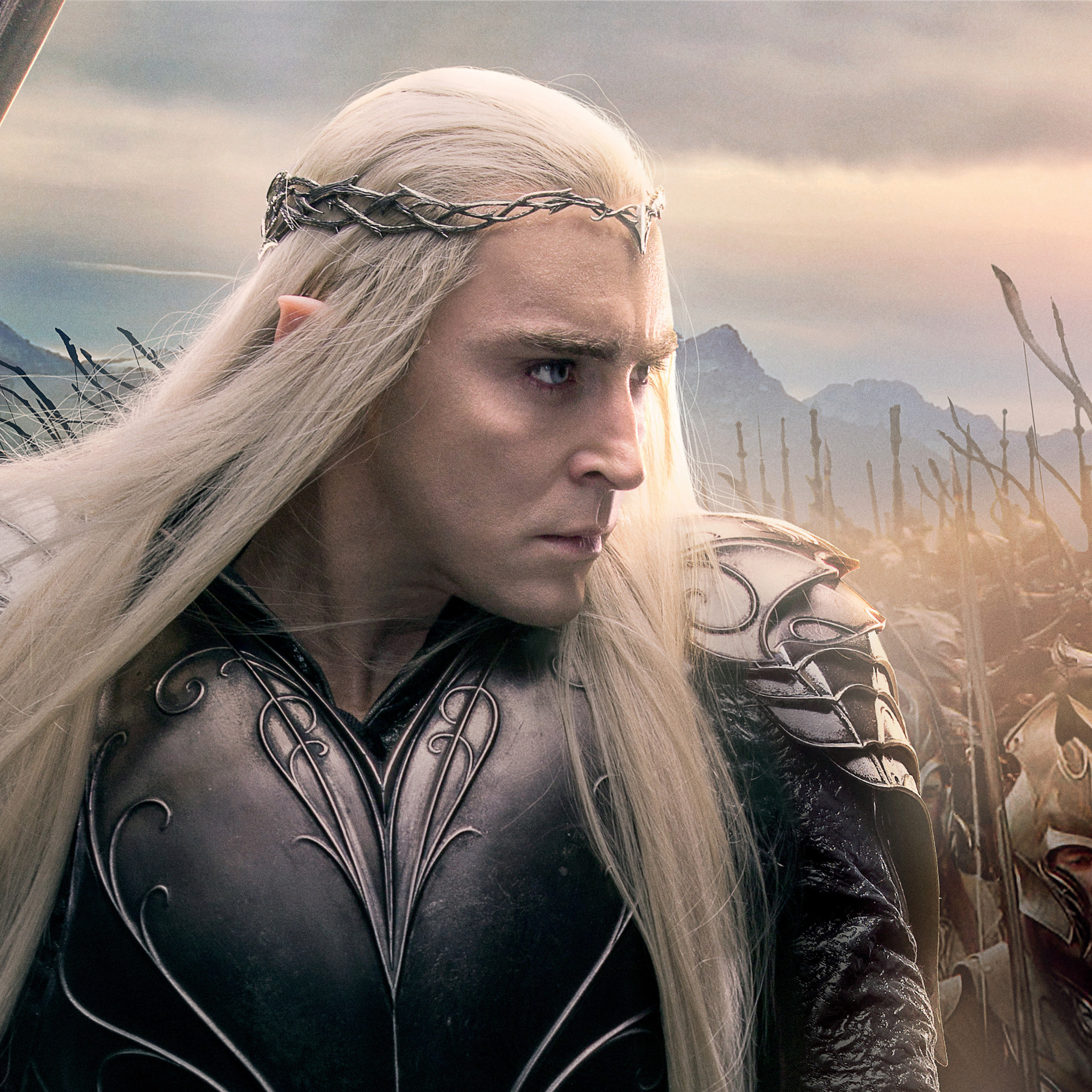 2048x2048  Wallpaper the hobbit the battle of the five armies, lee pace,  thranduil