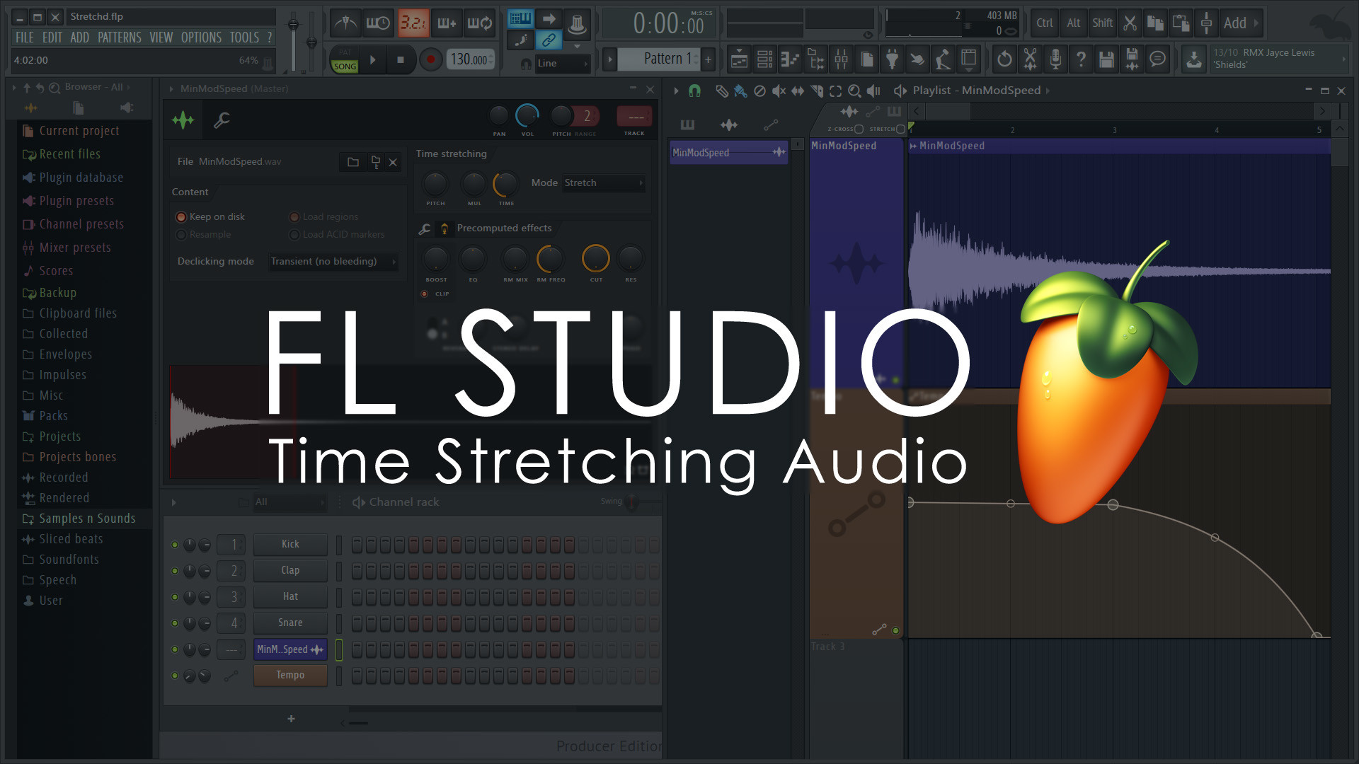 1920x1080 FL Studio Guru | Time Stretching