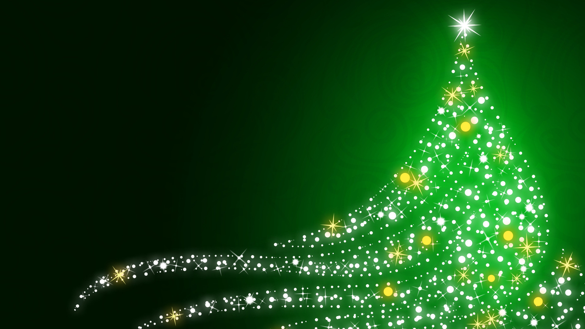 1920x1080 Sparkling Christmas tree HD Wallpaper  Sparkling ...