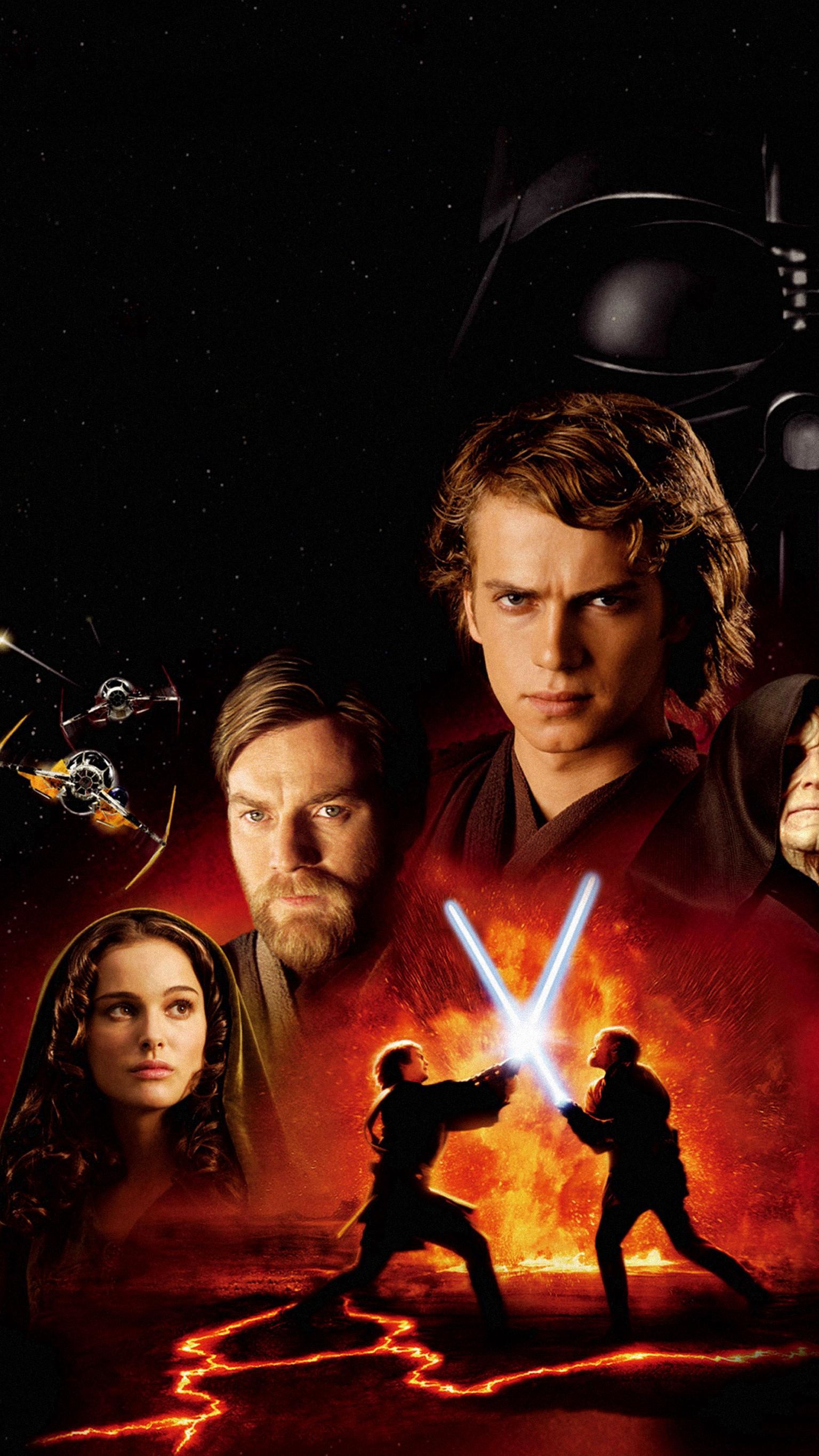 1536x2732 Wallpaper for "Star Wars: Episode III - Revenge of the Sith" (2005