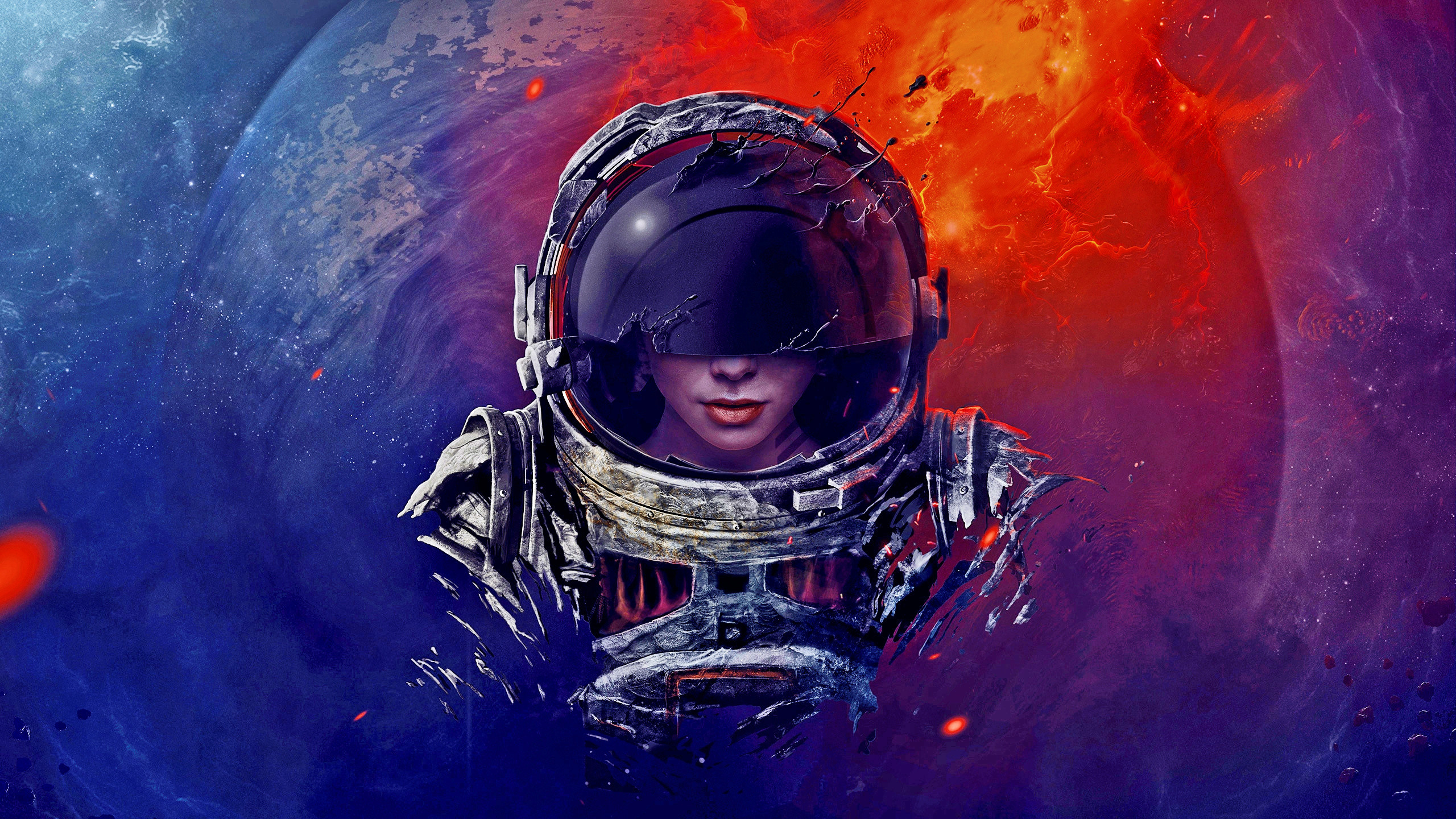 2560x1440 Surreal Astronaut Wallpapers Full Hd
