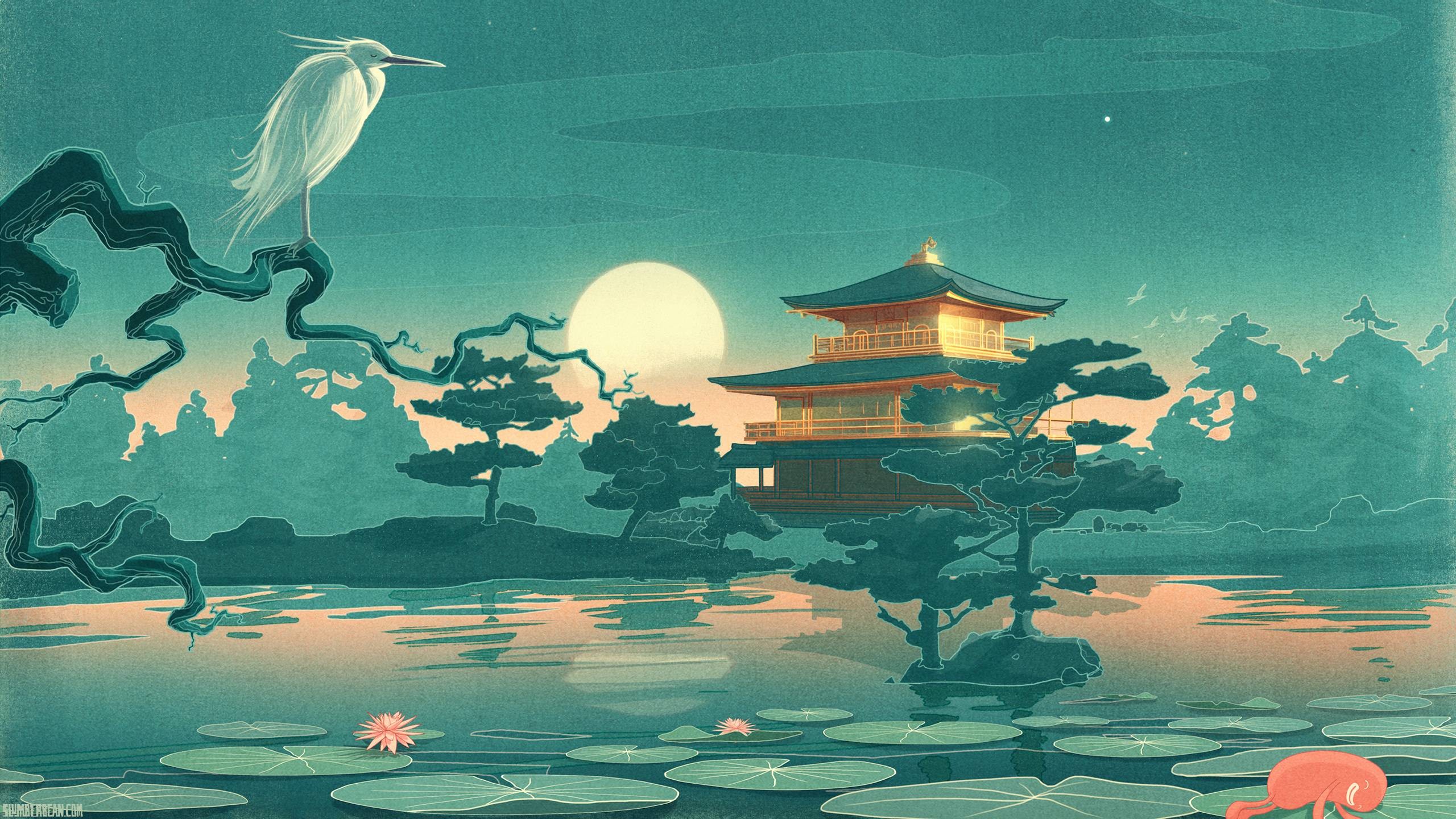 2560x1440 Wallpapers For > Japanese Art Background