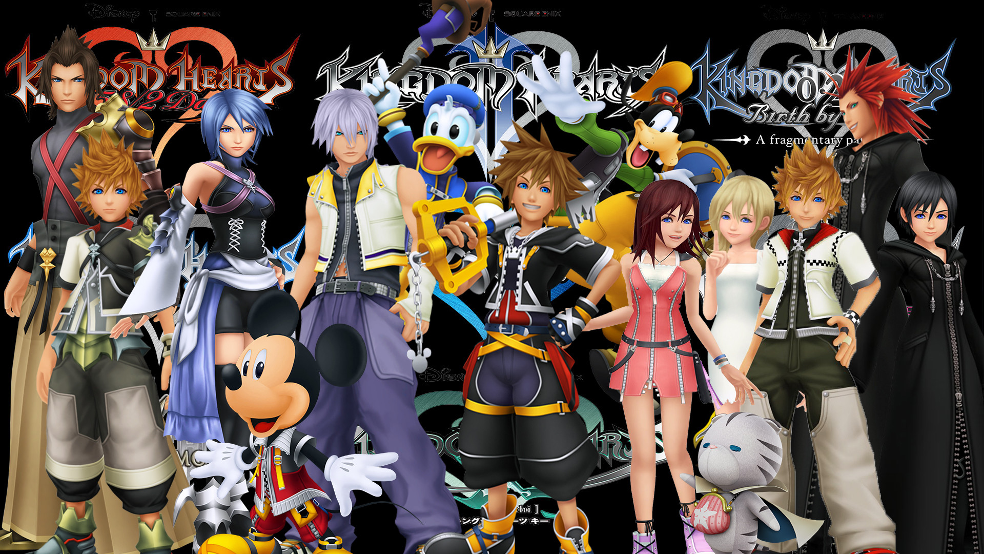 1920x1080 ... Kingdom Hearts Saga: Group wallpaper by The-Dark-Mamba-995