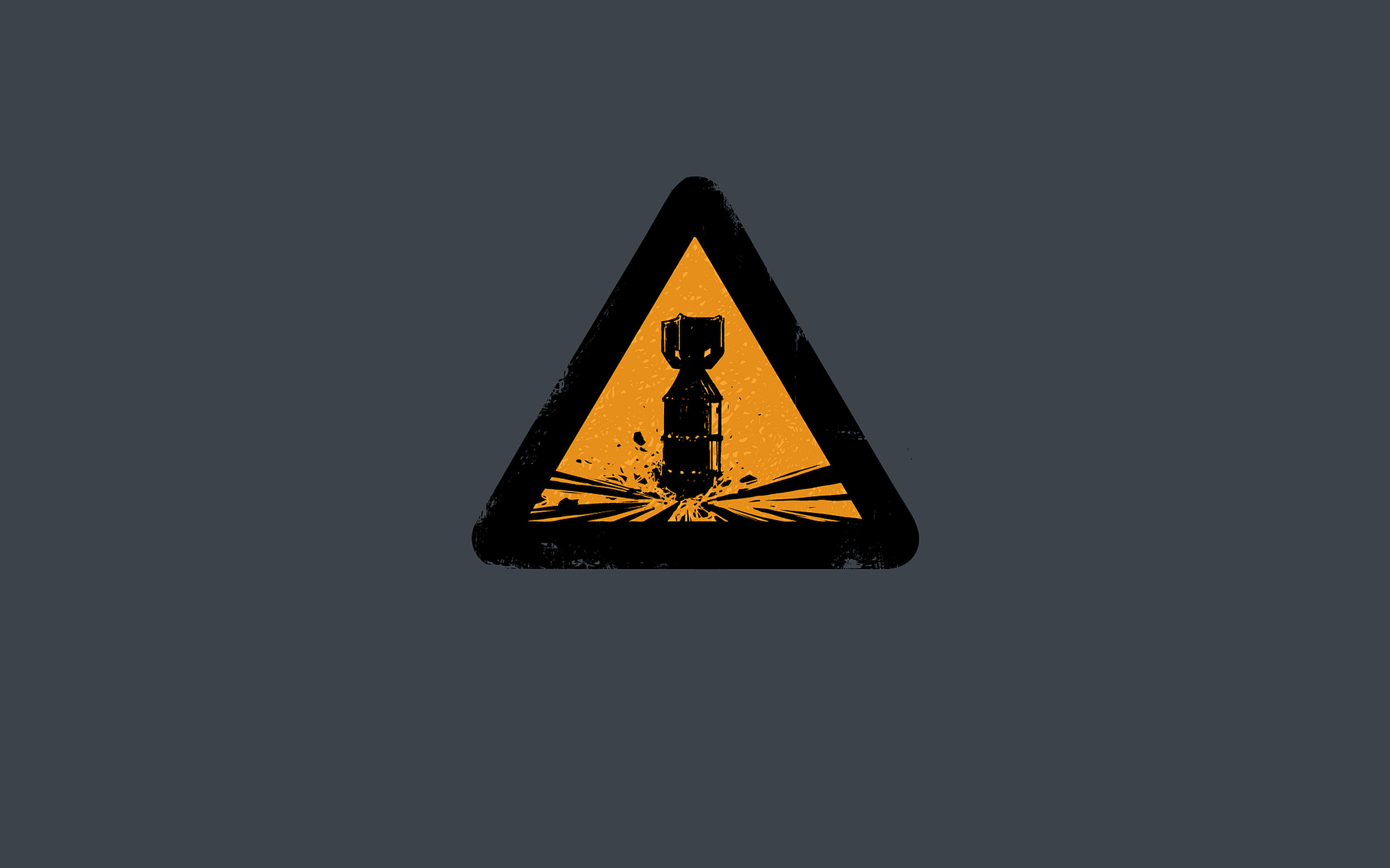 2560x1600 General  warning signs nuclear bombs minimalism caution