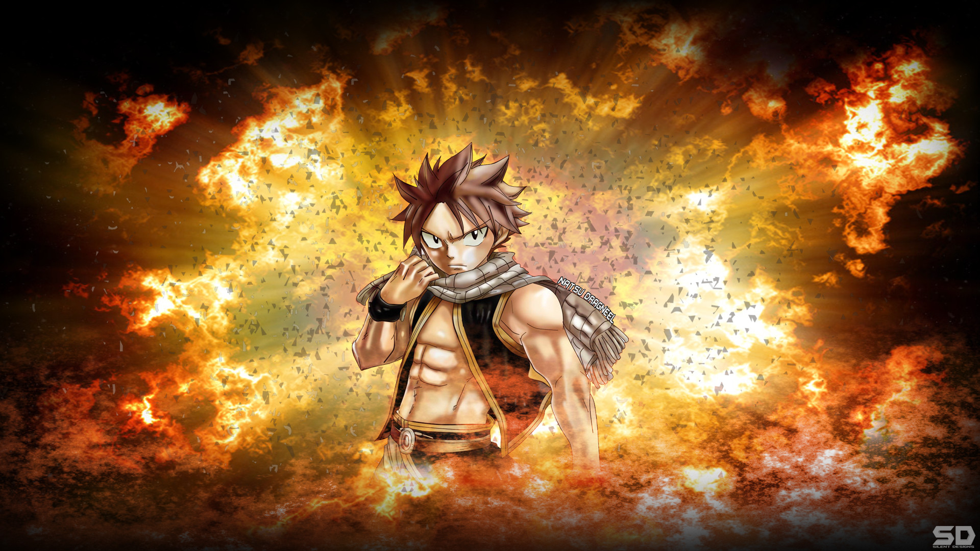 1920x1080 ... Fairy Tail Wallpaper (Natsu Dragneel) by Silent--Designs