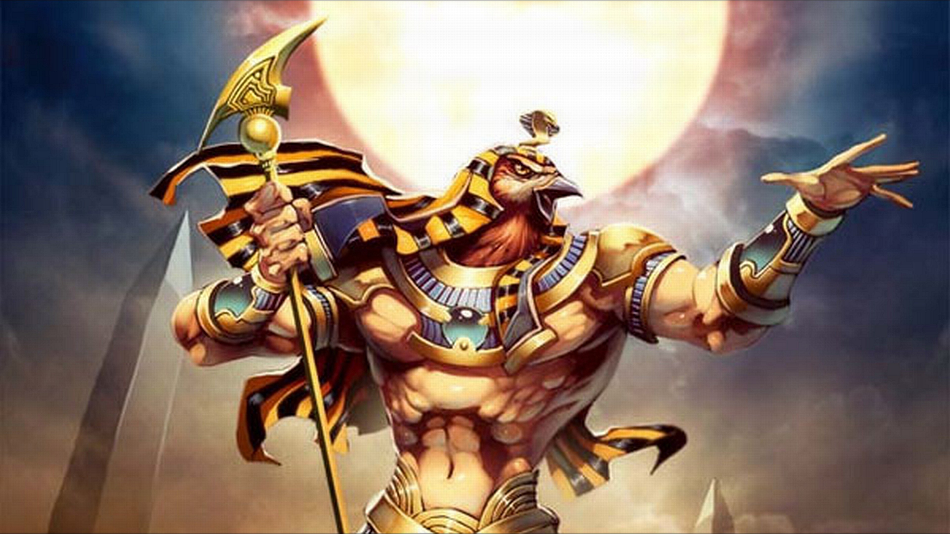 3840x2160 Egyptian God Wallpaper gods wallpaper background 