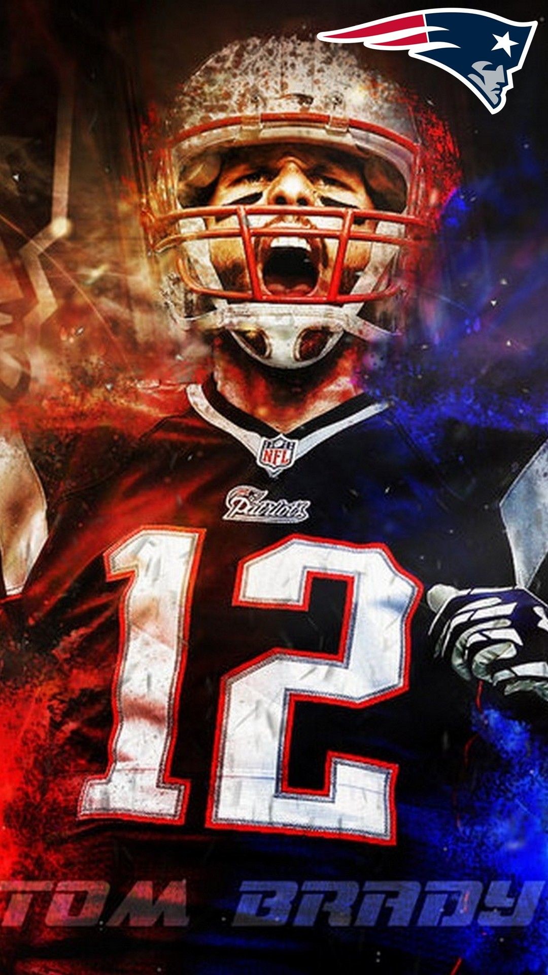 1080x1920 iPhone Wallpaper HD Tom Brady Super Bowl | Best NFL Wallpapers