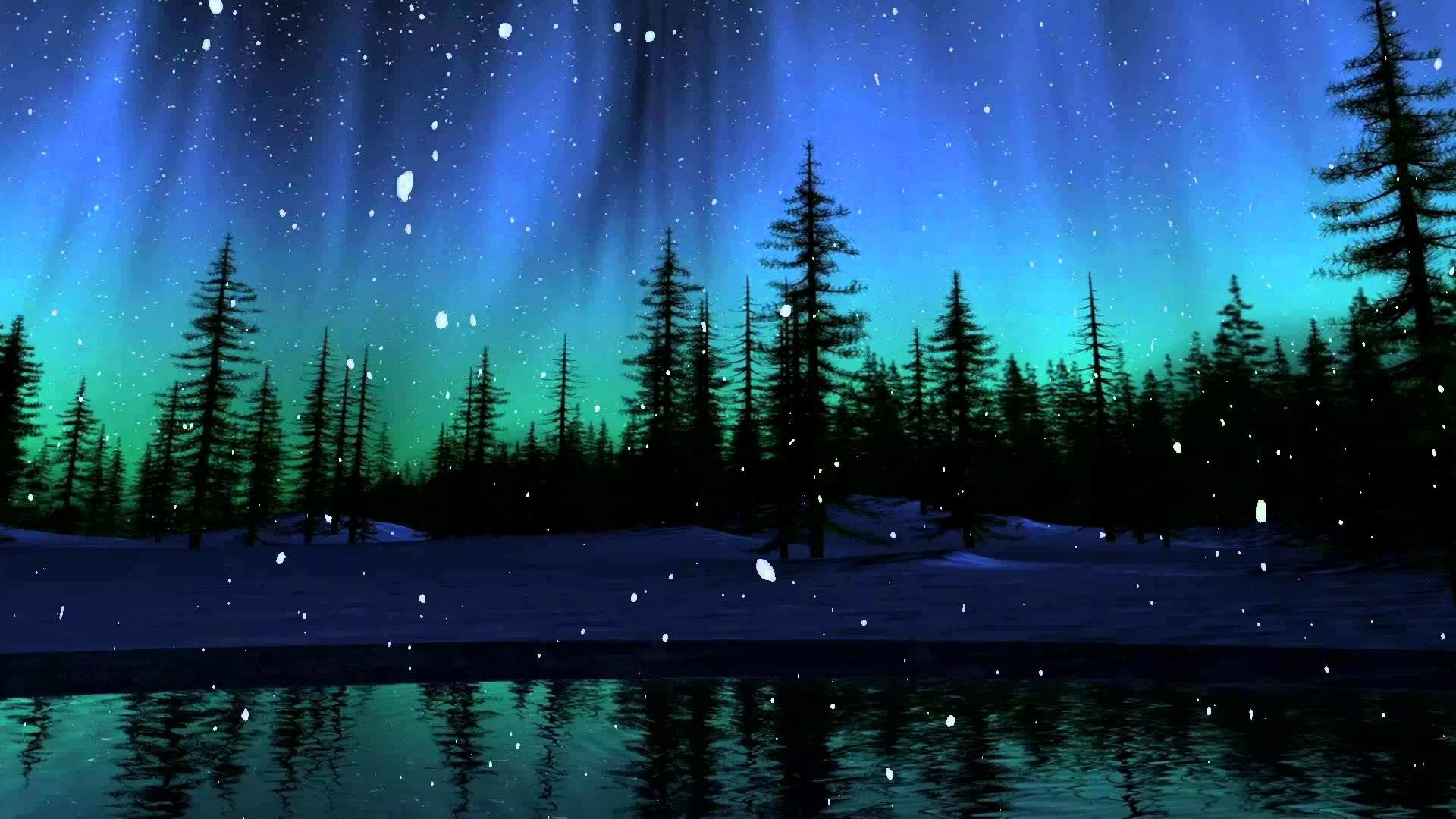 falling snow wallpaper animated