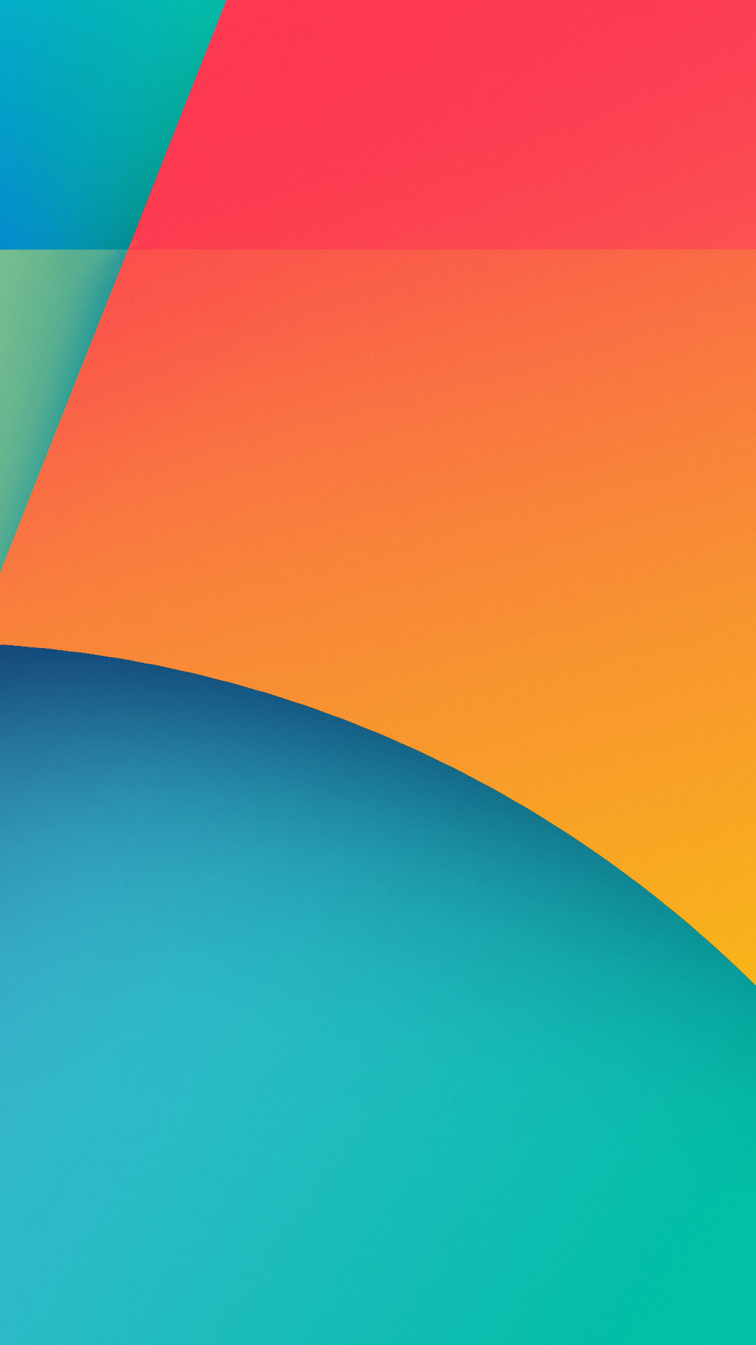 1080x1920 Nexus 5 Android 4.4 KitKat Orange Blue Android Wallpaper free
